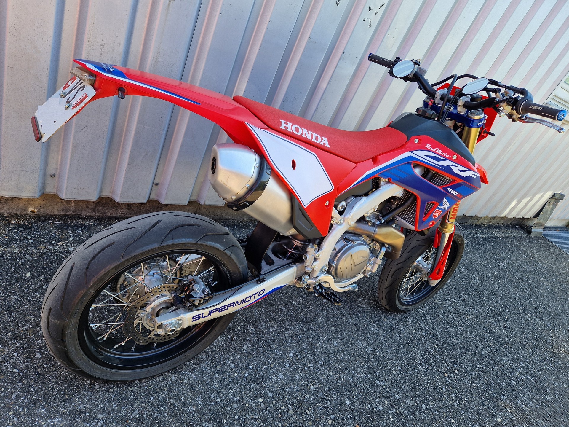 HONDA RED MOTO 450 RX SUPERMOTO KUNDENAUFTRAG-image-5