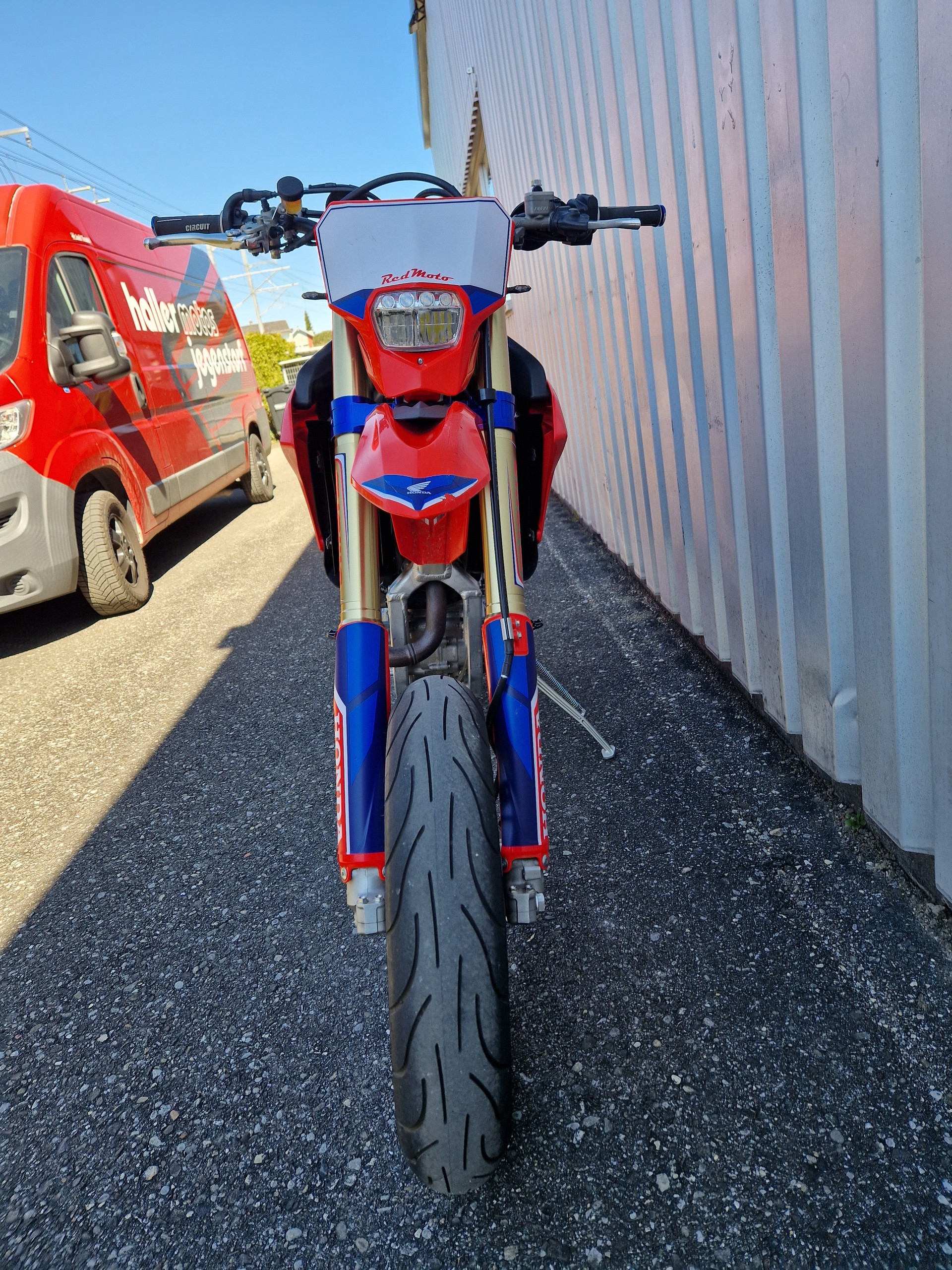HONDA RED MOTO 450 RX SUPERMOTO KUNDENAUFTRAG-image-2