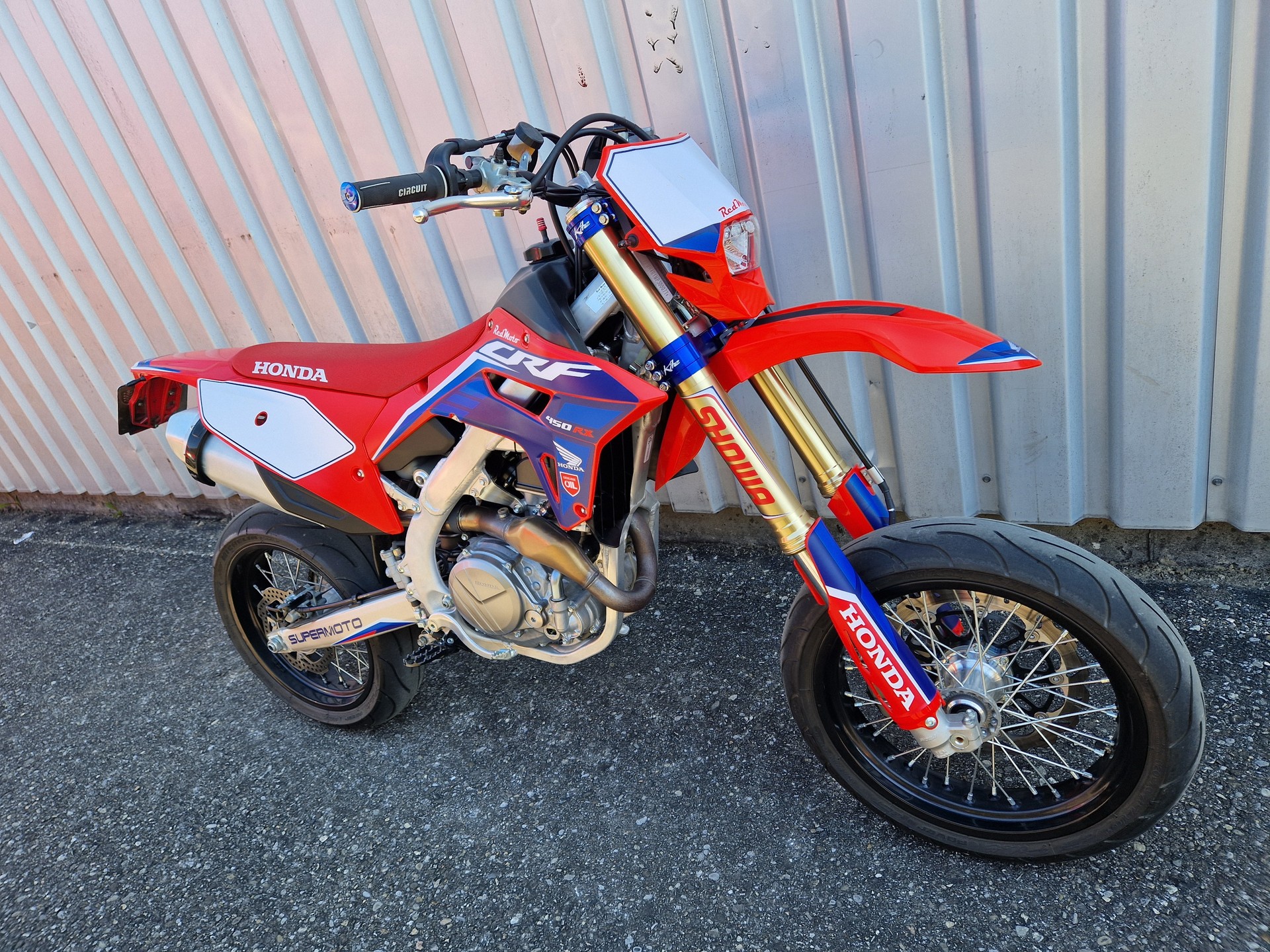 HONDA RED MOTO 450 RX SUPERMOTO KUNDENAUFTRAG-image-1
