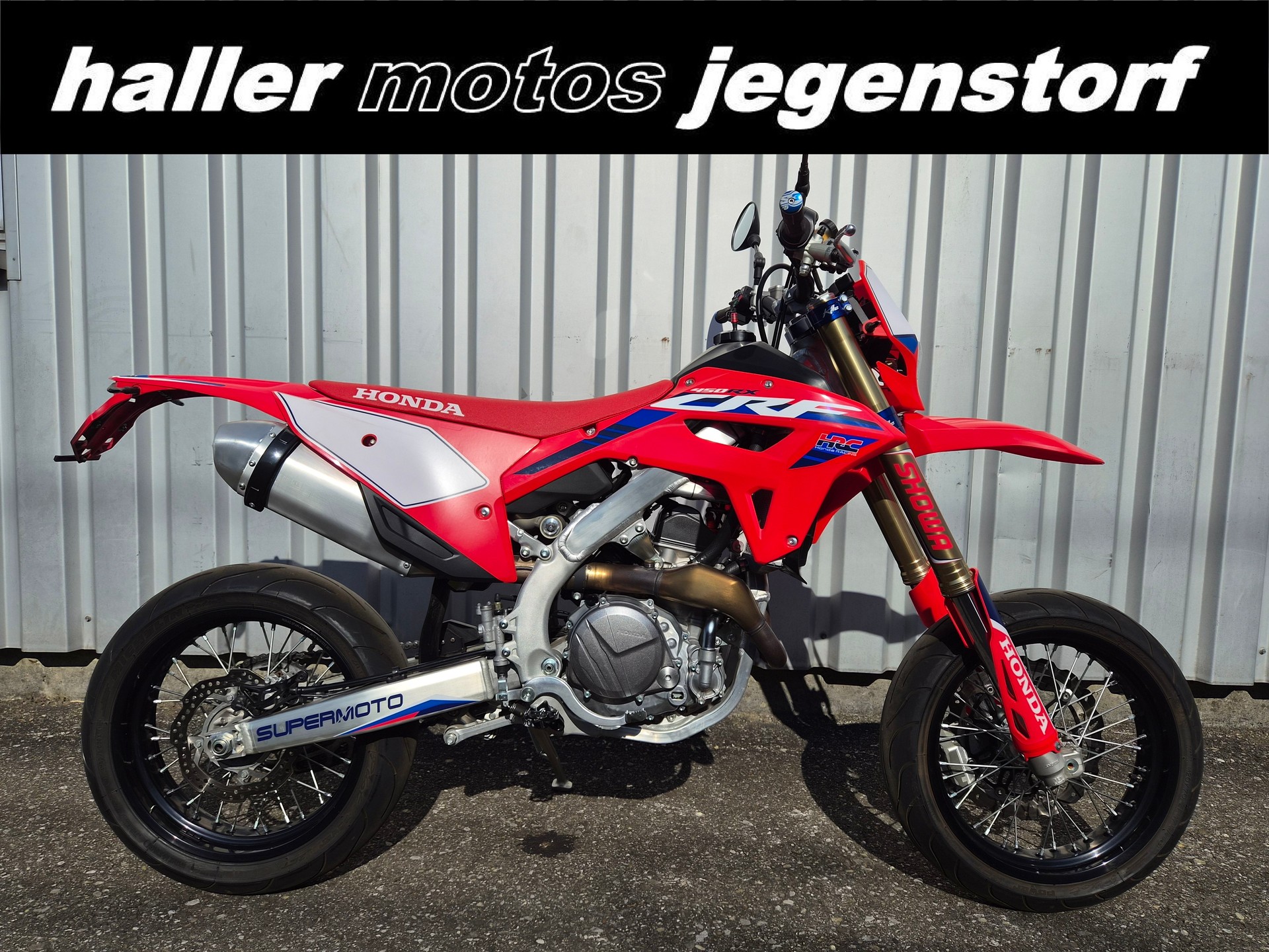 HONDA RED MOTO 450 RX SUPERMOTO KUNDENAUFTRAG-image-0