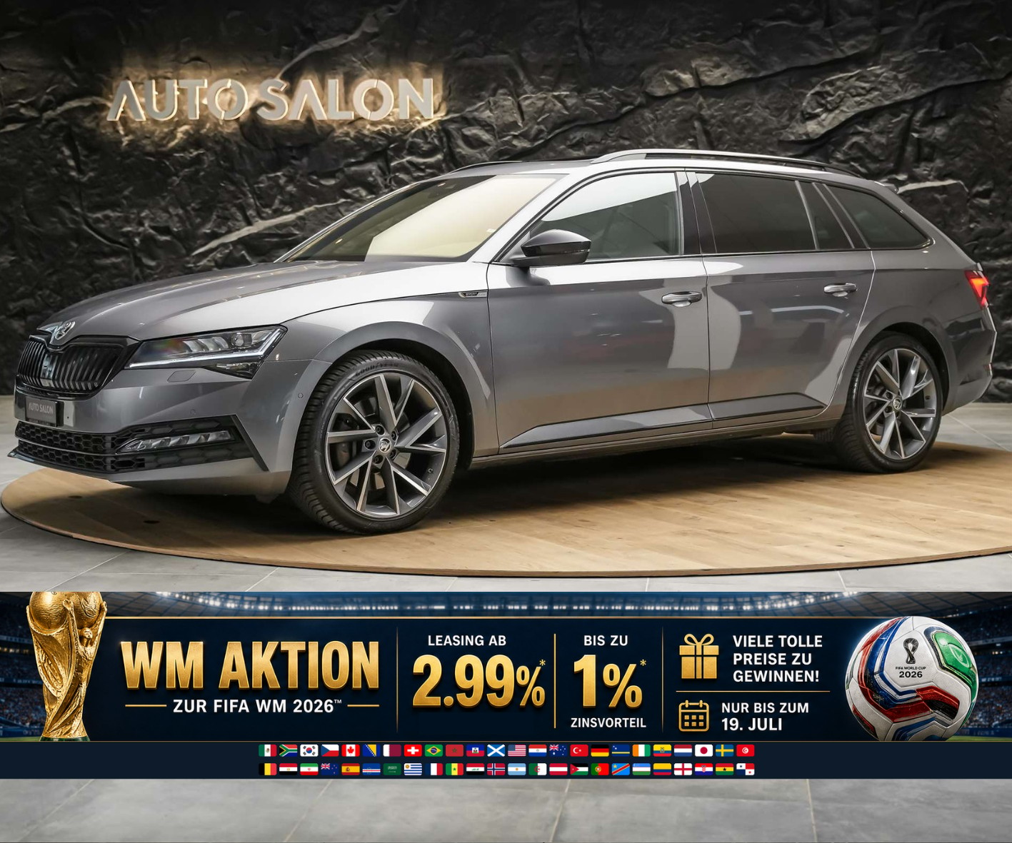 SKODA Superb Combi 2.0 TSI 280 SportLine 4x4 DSG *Facelift*Panorama*Sportsitze*360°Kamera*-image-0