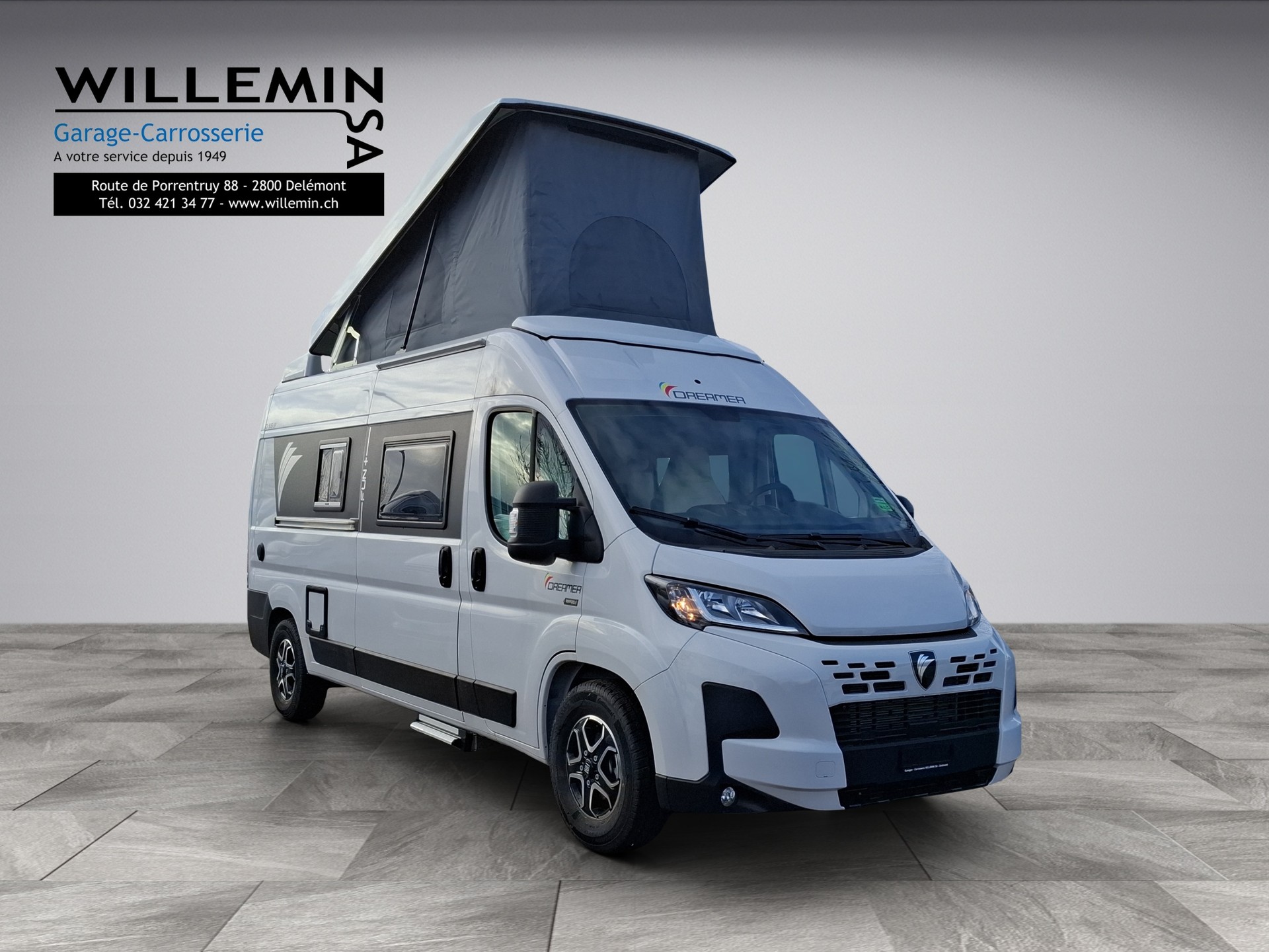 DREAMER D55 UP Fun+ Automatique 4 places (6m toit relevable)