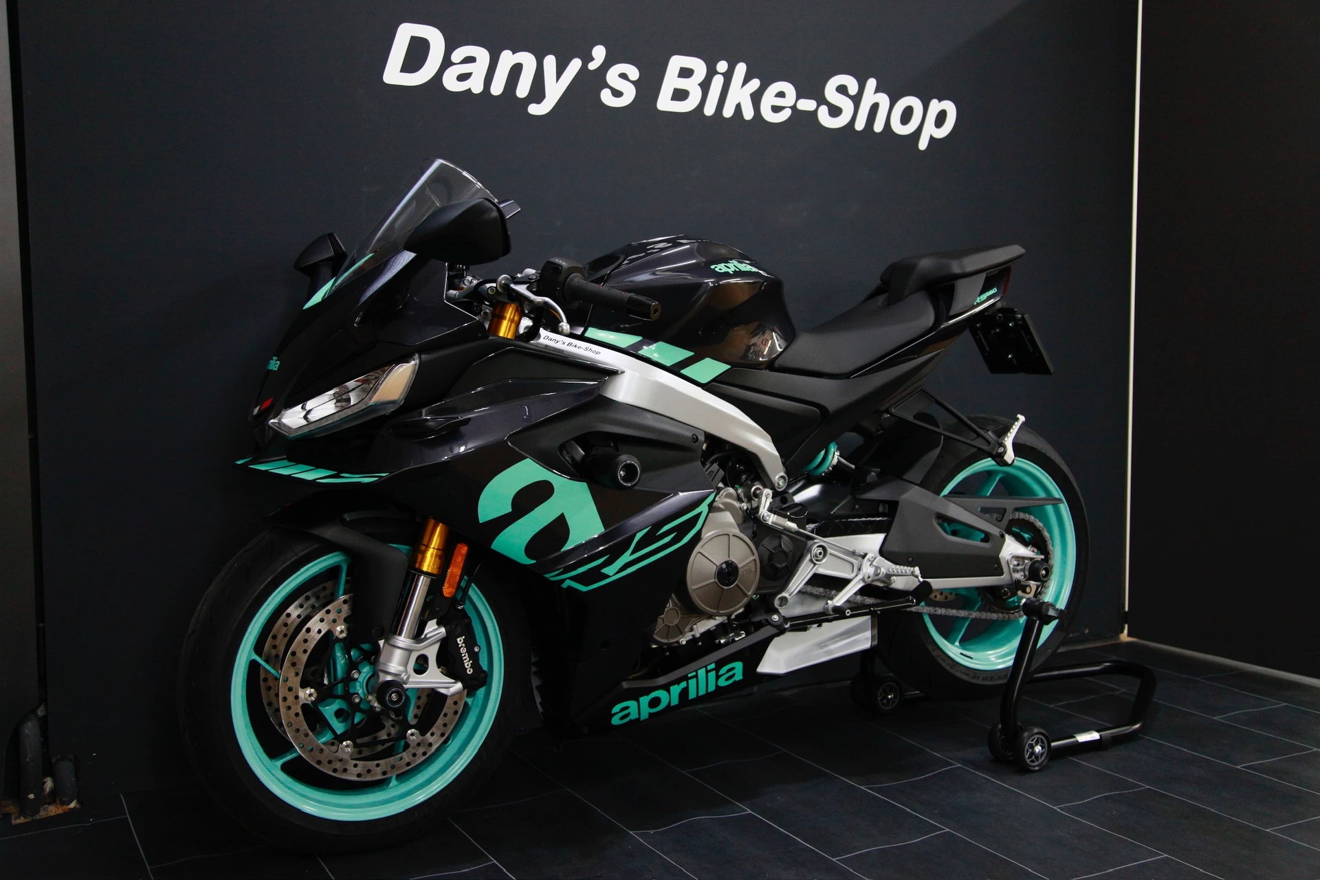 APRILIA RS 660 verde ciano E5+ (35kW)-image-1