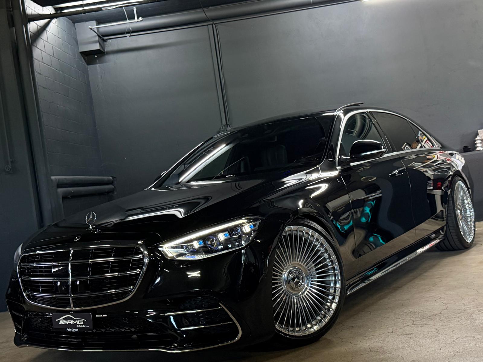 MERCEDES-BENZ S 450 Lang 4Matic AMG Black&Silve Performance 9G-Tronic 5 Jahre Werksgarantie & Gratisservice Vollausstattung