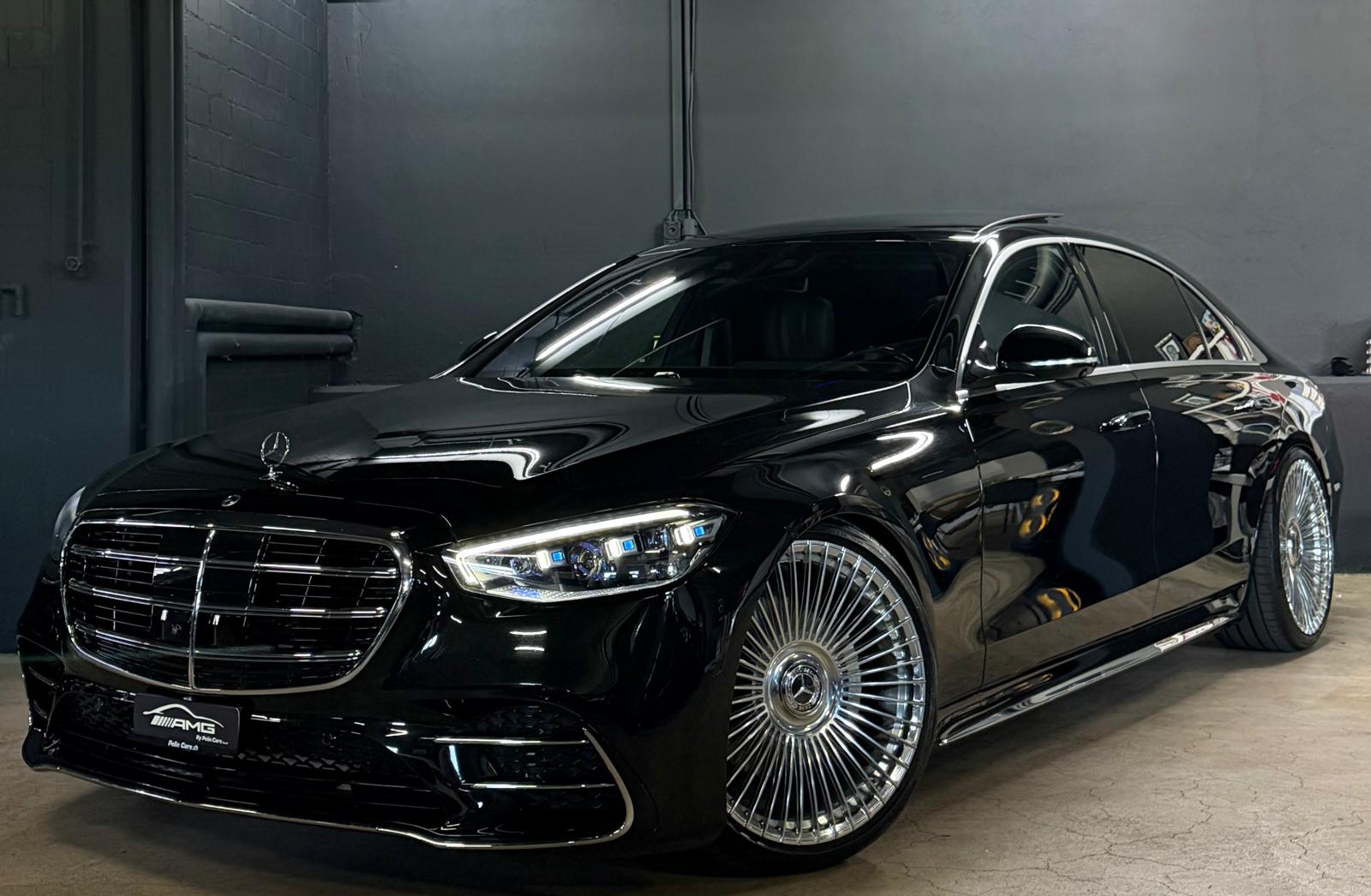 MERCEDES-BENZ S 450 Lang 4Matic AMG Black&Silve Performance 9G-Tronic 5 Jahre Werksgarantie & Gratisservice Vollausstattung-showroom-element-1