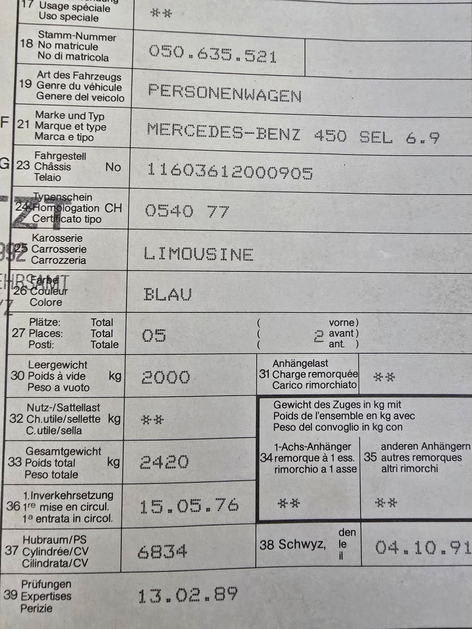 MERCEDES-BENZ Mercedes - Benz 450 SEL 6.9-image-7