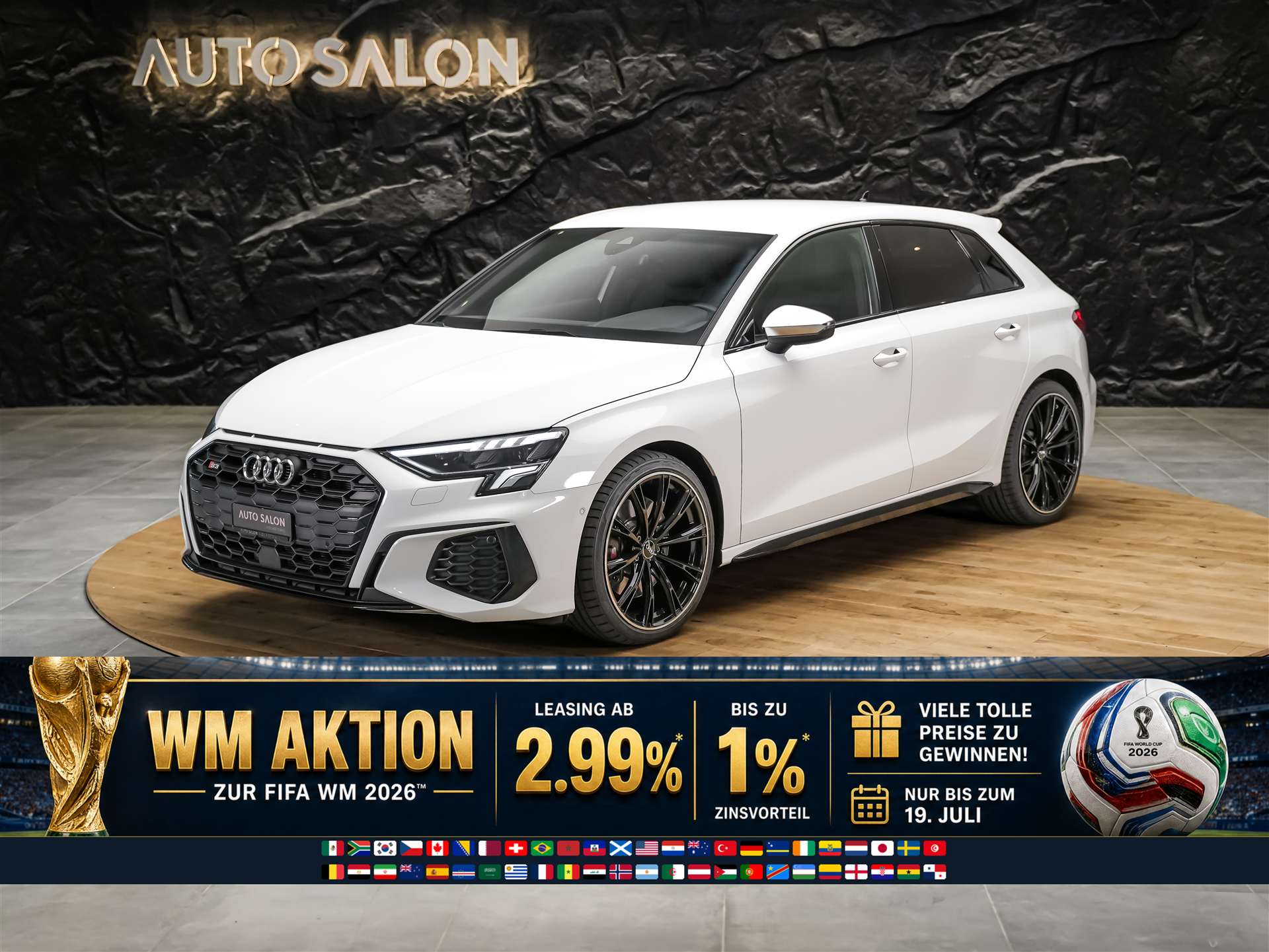 AUDI S3 Sportback 2.0 TFSI quattro S-tronic *19" Felgen*Abstandsregler*Sitzheizung*