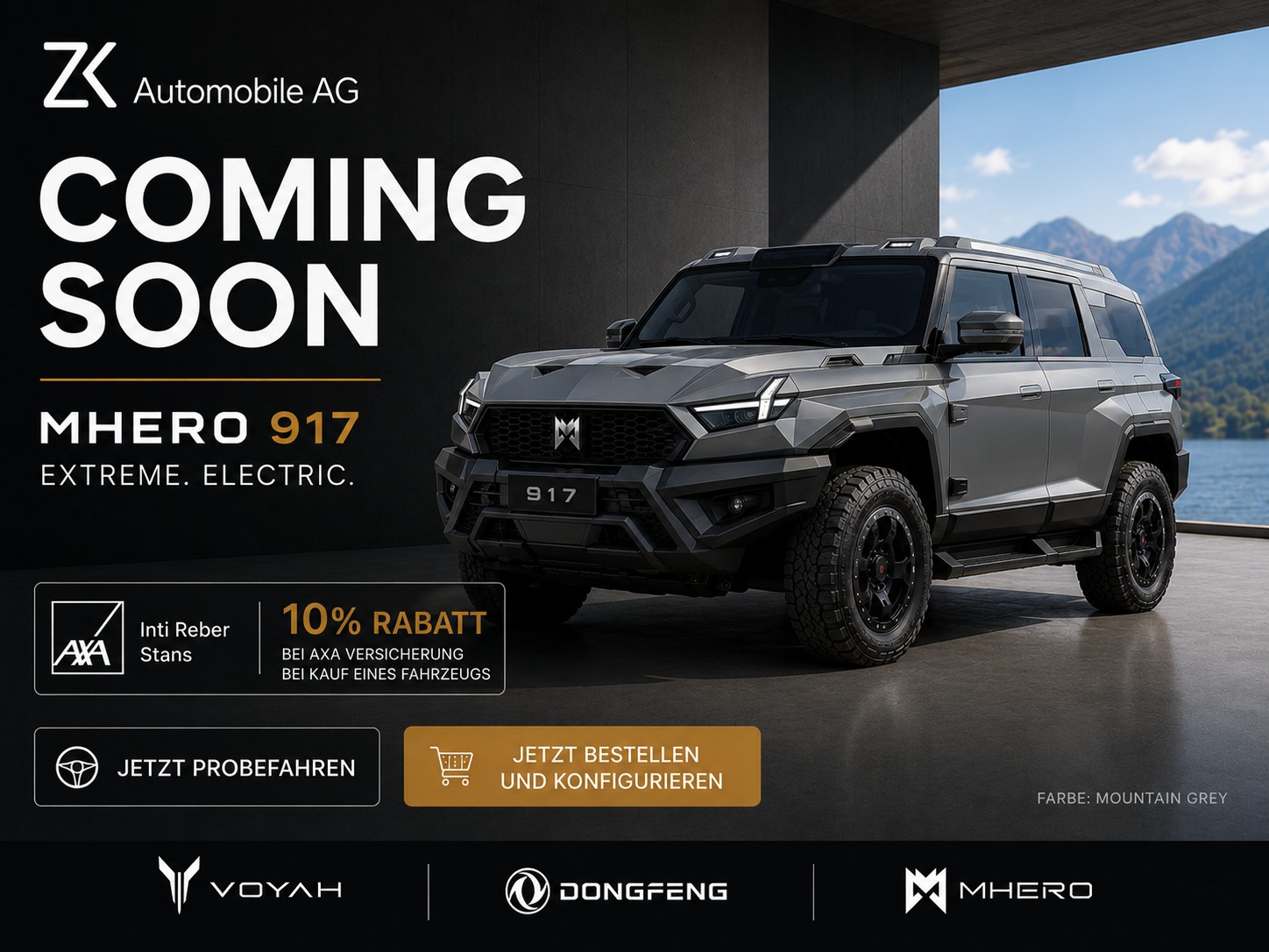 MHERO 917 AWD 108.7 kWh 1088PS Mountain Grey Matt