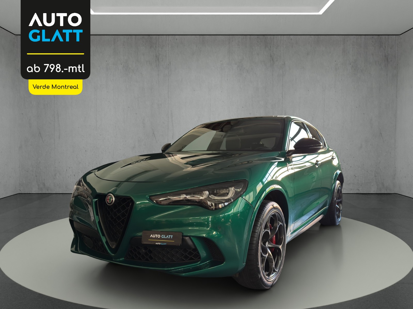 ALFA ROMEO Stelvio 2.9 V6 Quadrifoglio Q4 AT8 "Verde Montreal"