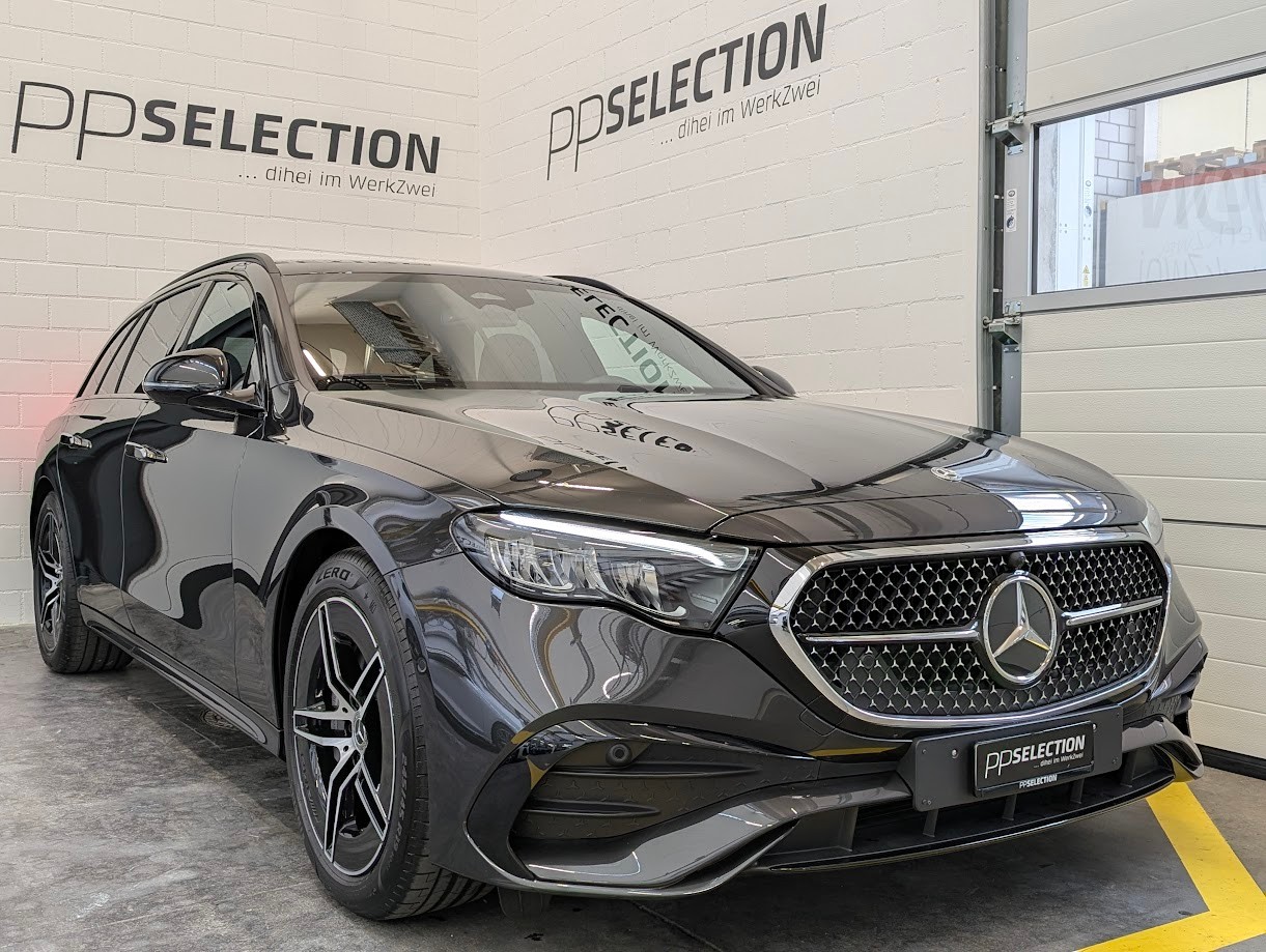 MERCEDES-BENZ E 220 d AMG Line 4Matic Kombi*NEUES MODELL WERKSGAR ASSISTS+ AHK 2'100KG MBUX-NAVI CAM NIGHT-PACK*