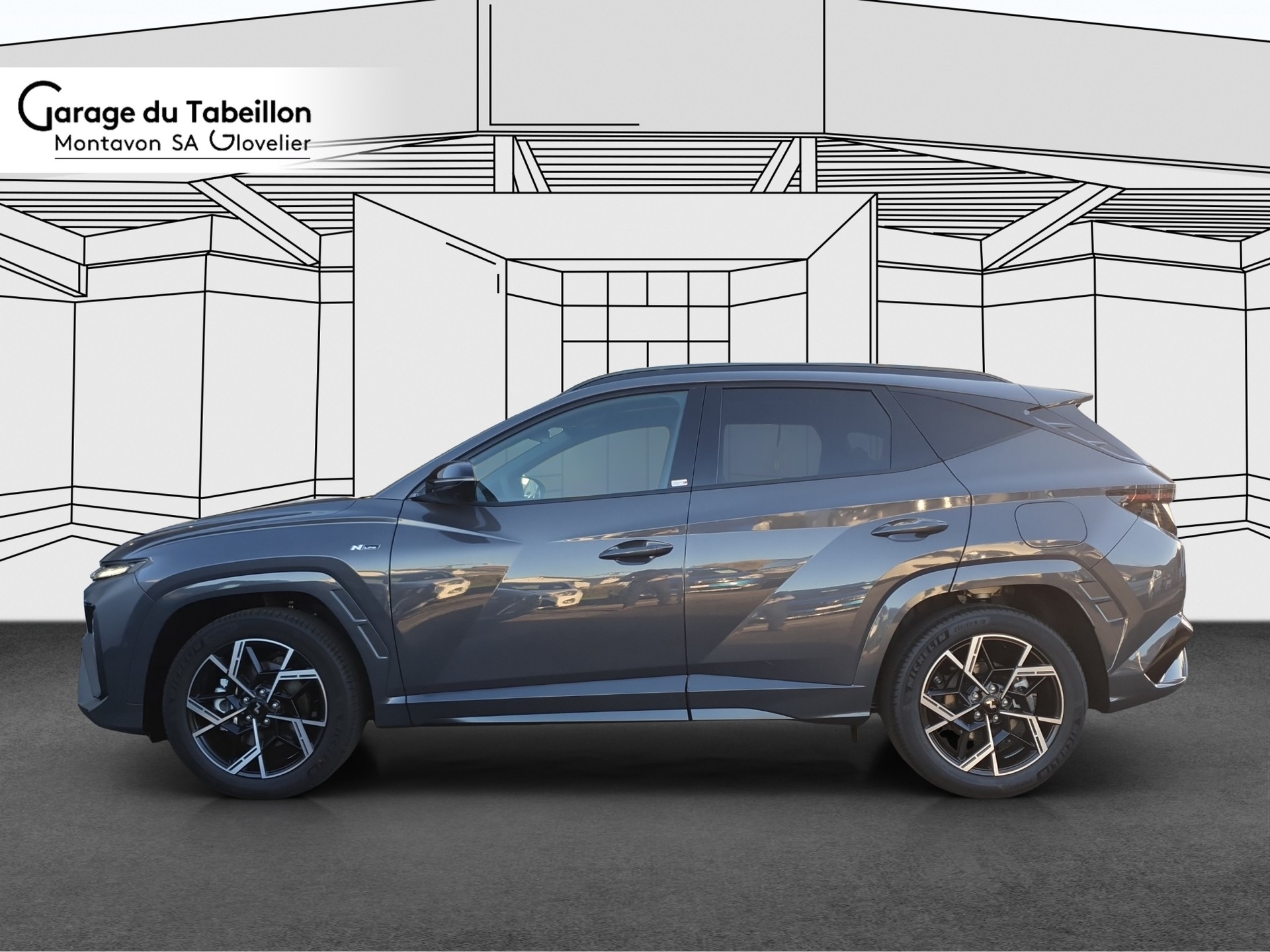 HYUNDAI Tucson 1.6 HEV N-Line Sunroof 4WD-image-1