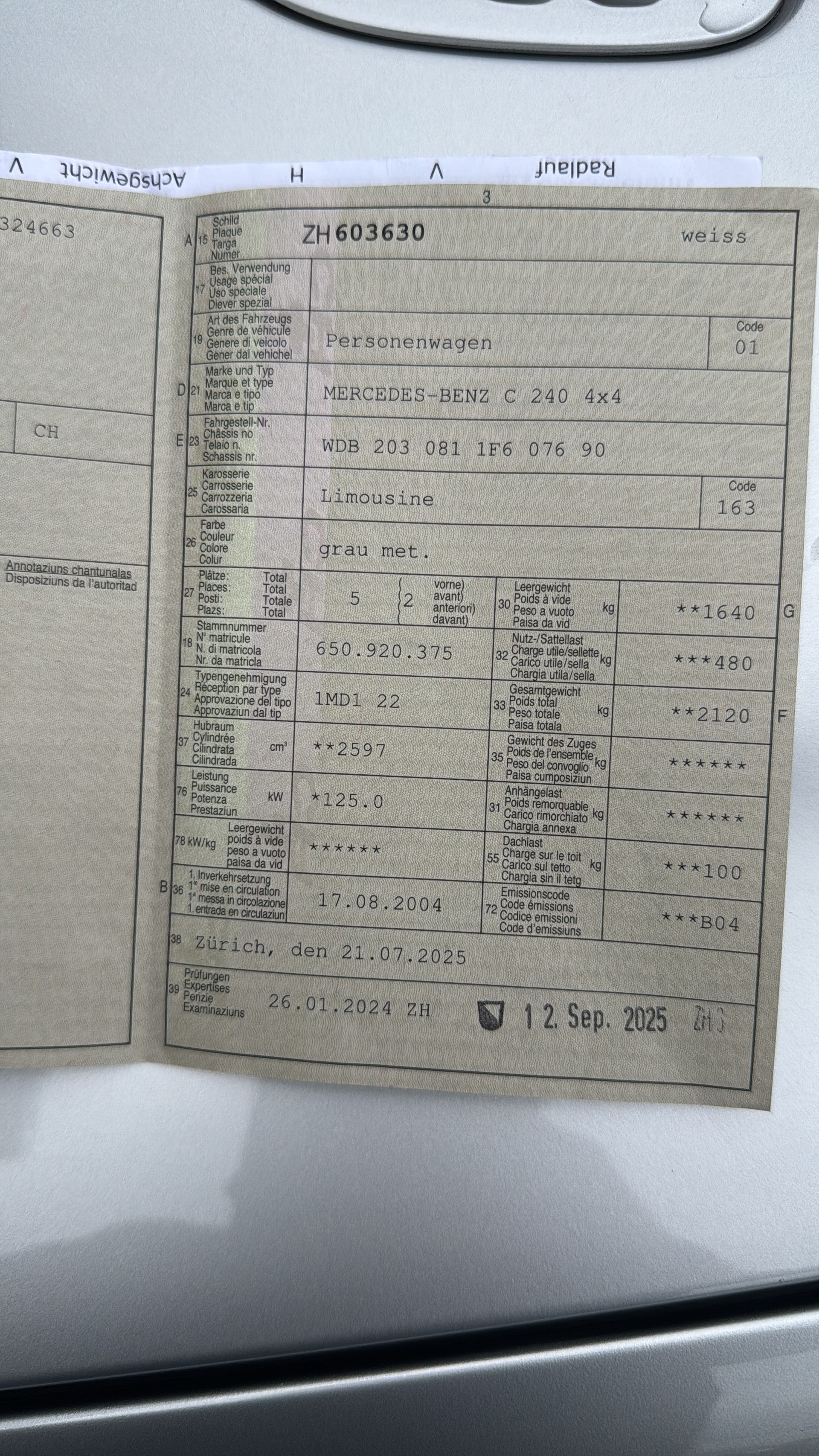 MERCEDES-BENZ C 240 Classic 4Matic Automatic-image-5