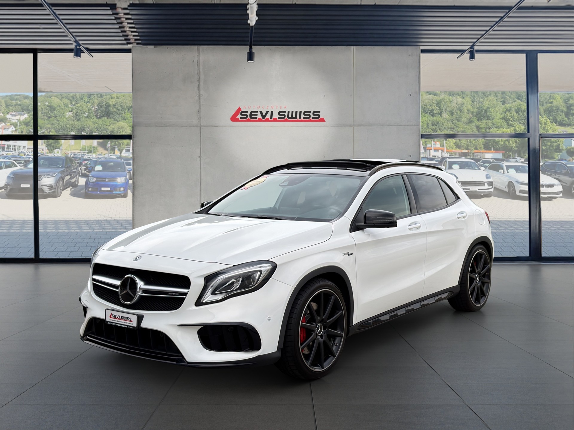 MERCEDES-BENZ GLA 45 AMG Yellow Night Edition 4Matic 7G-DCT Frisch ab MFK,1 Jahr oder 20000km Garantie auf Motor und Getriebe inkl.*-image-5