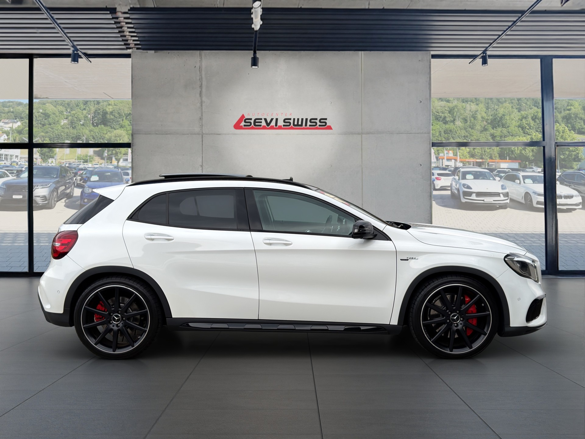 MERCEDES-BENZ GLA 45 AMG Yellow Night Edition 4Matic 7G-DCT Frisch ab MFK,1 Jahr oder 20000km Garantie auf Motor und Getriebe inkl.*-showroom-element-1