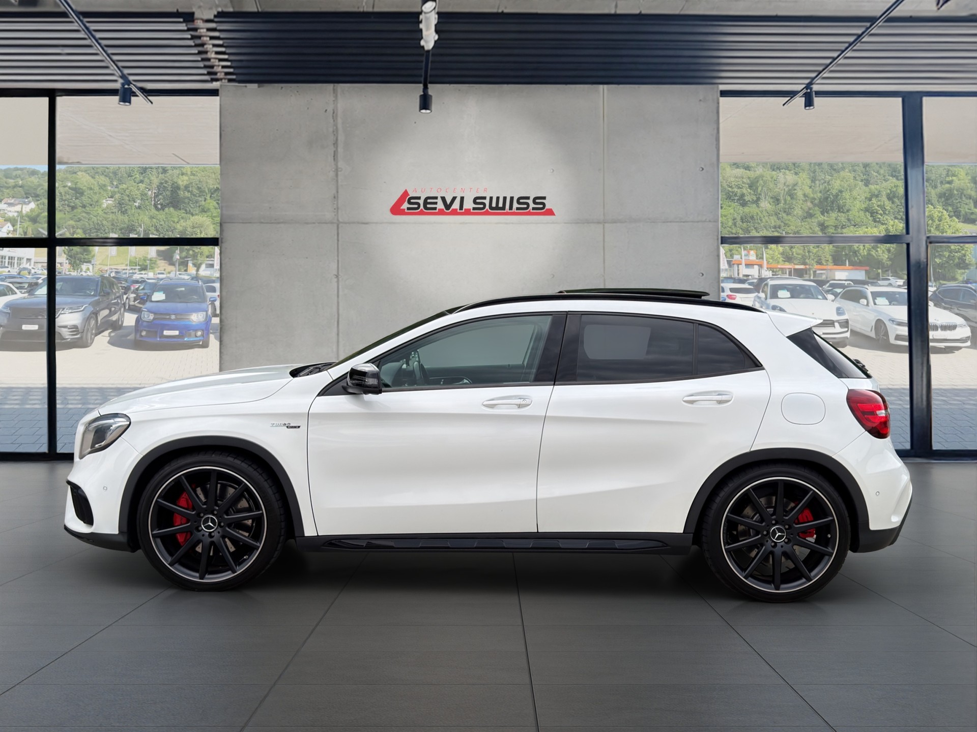 MERCEDES-BENZ GLA 45 AMG Yellow Night Edition 4Matic 7G-DCT Frisch ab MFK,1 Jahr oder 20000km Garantie auf Motor und Getriebe inkl.*-image-4