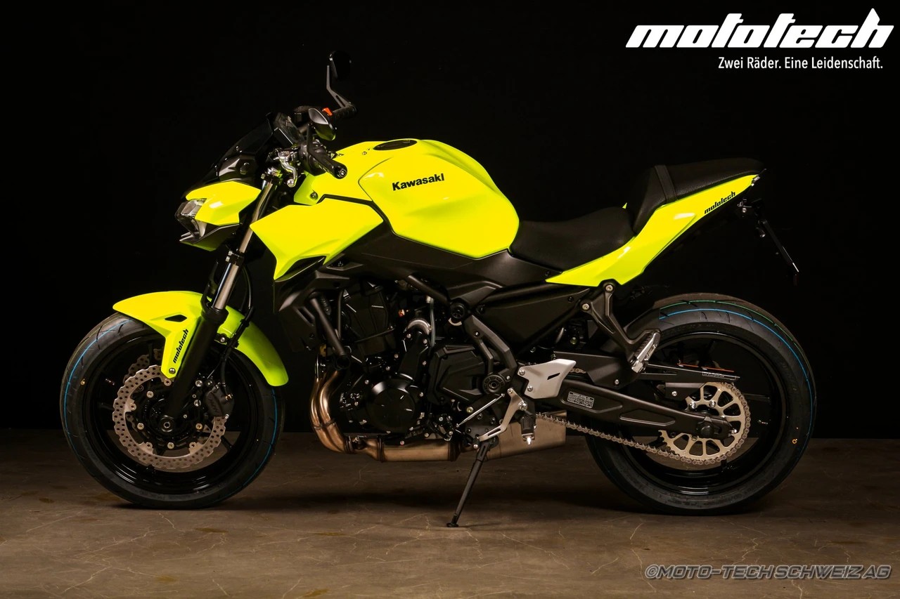 KAWASAKI Z 650 (35/50kW) STAGE 1 NEON GELB EDITION-image-3