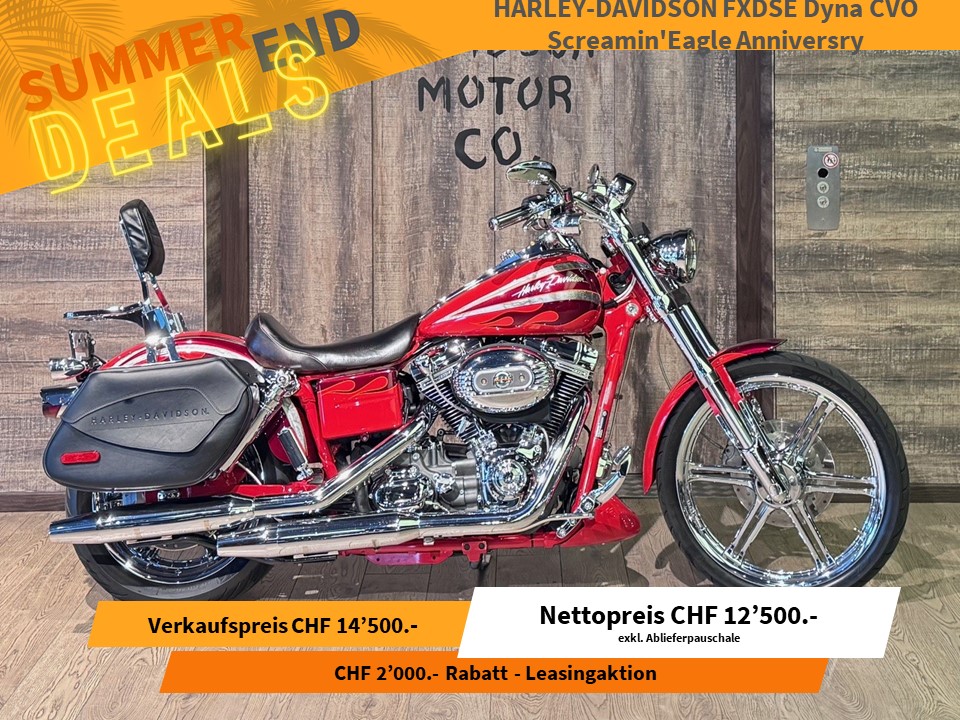 HARLEY-DAVIDSON FXDSE Dyna CVO Screamin'Eagle Anniversry