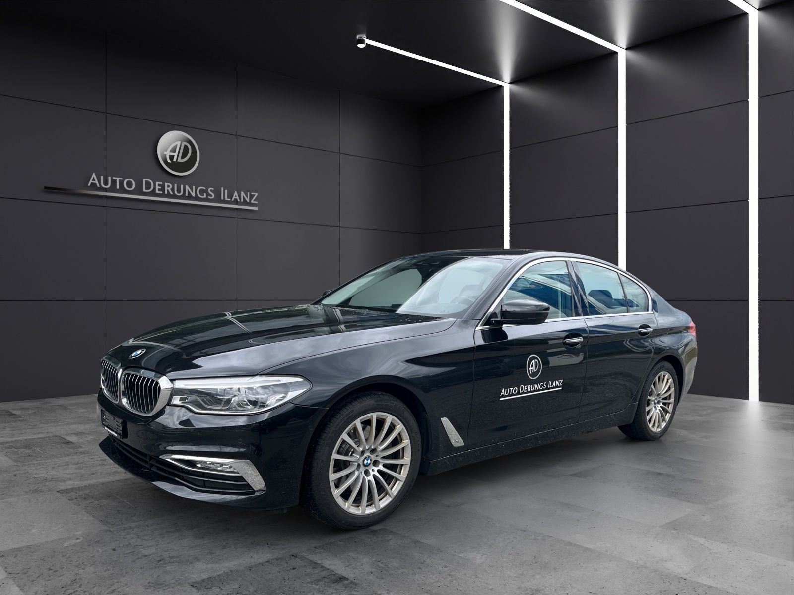 BMW 520d xDrive paddles