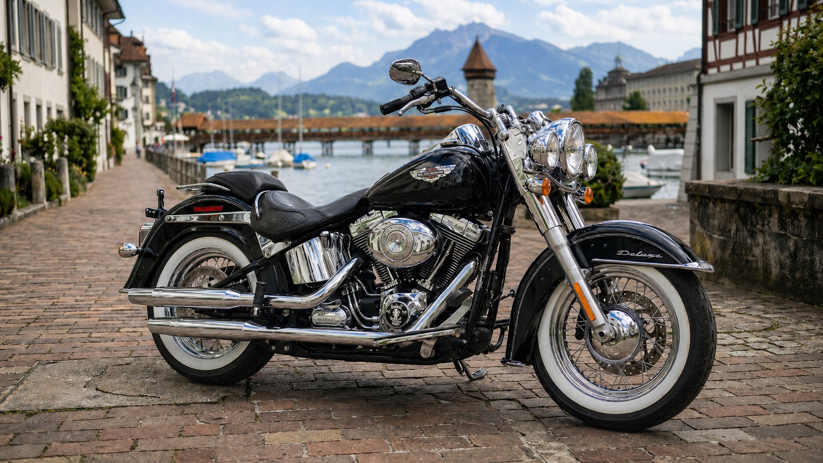 HARLEY-DAVIDSON FLSTN Softail Deluxe ABS-image-0