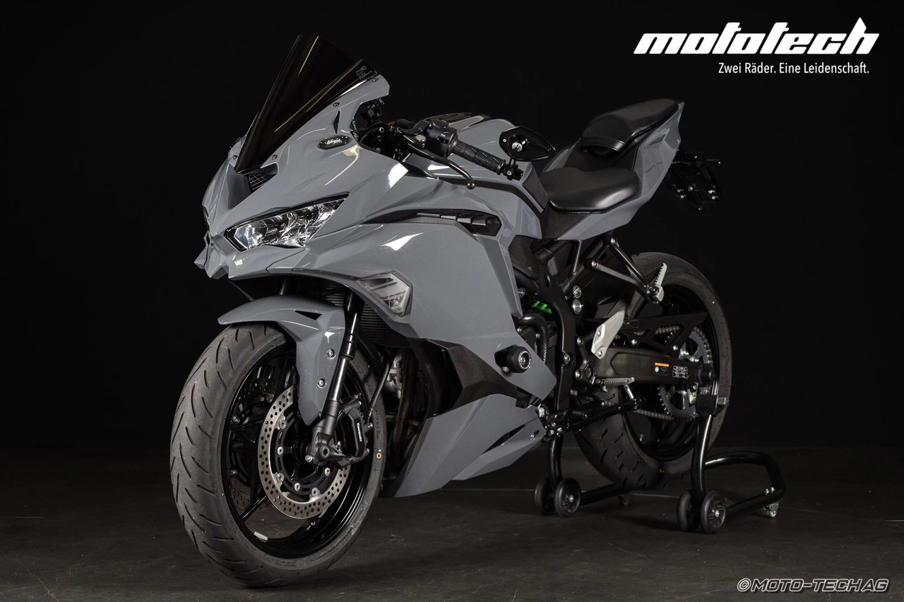 KAWASAKI Ninja ZX-4RR (35kW) STAGE 1 Stonehenge Grey-image-4