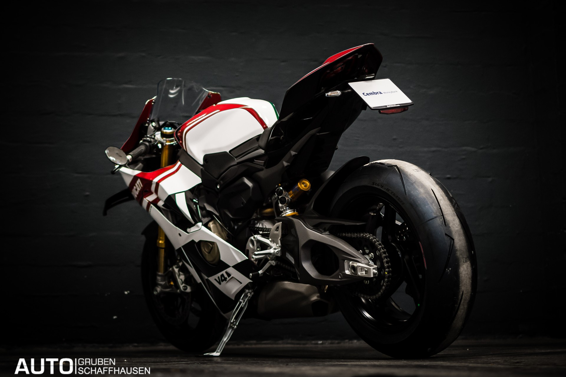 DUCATI Panigale V4 S ** Tricolore Design **-image-9