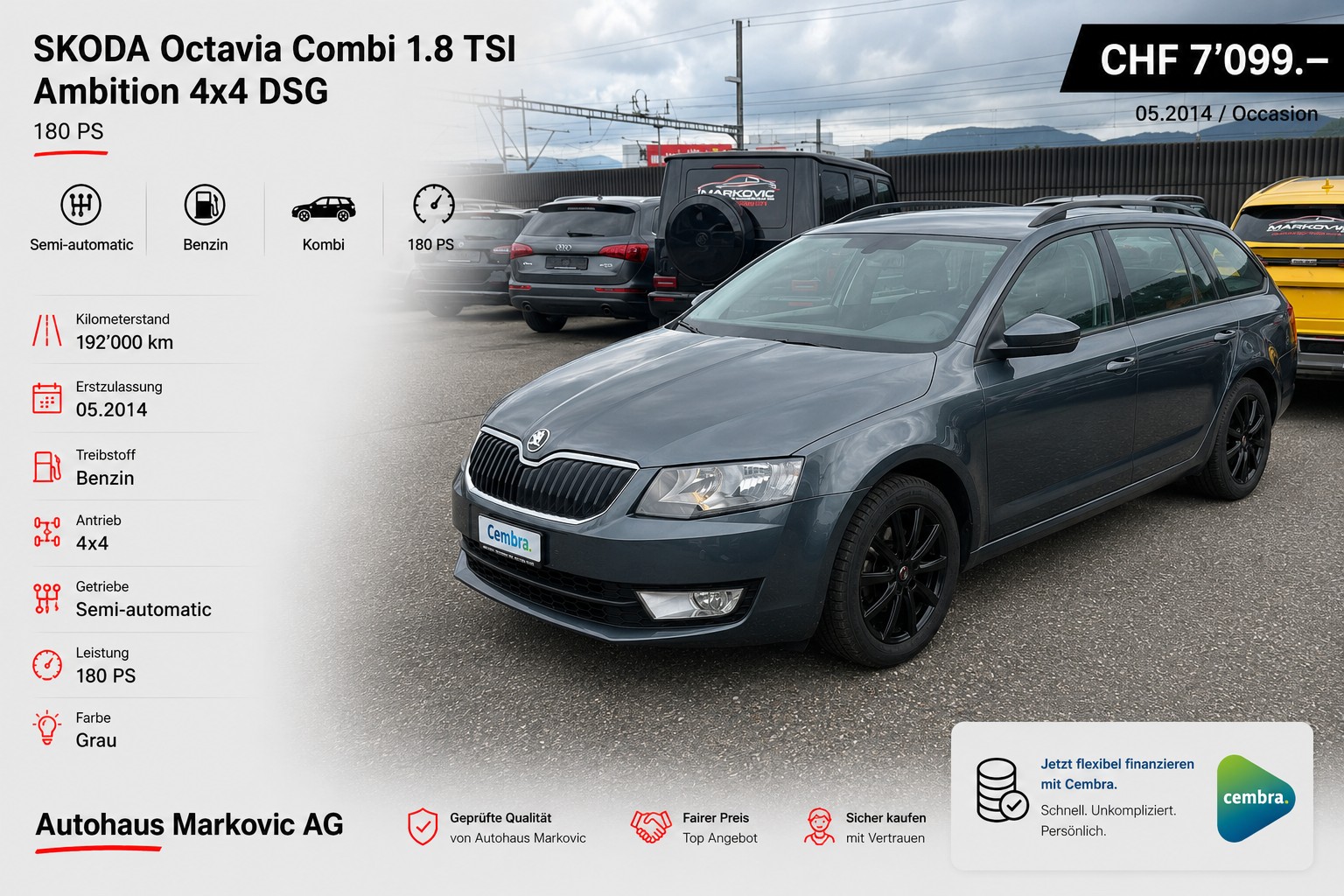 SKODA Octavia Combi 1.8 TSI Ambition 4x4 DSG