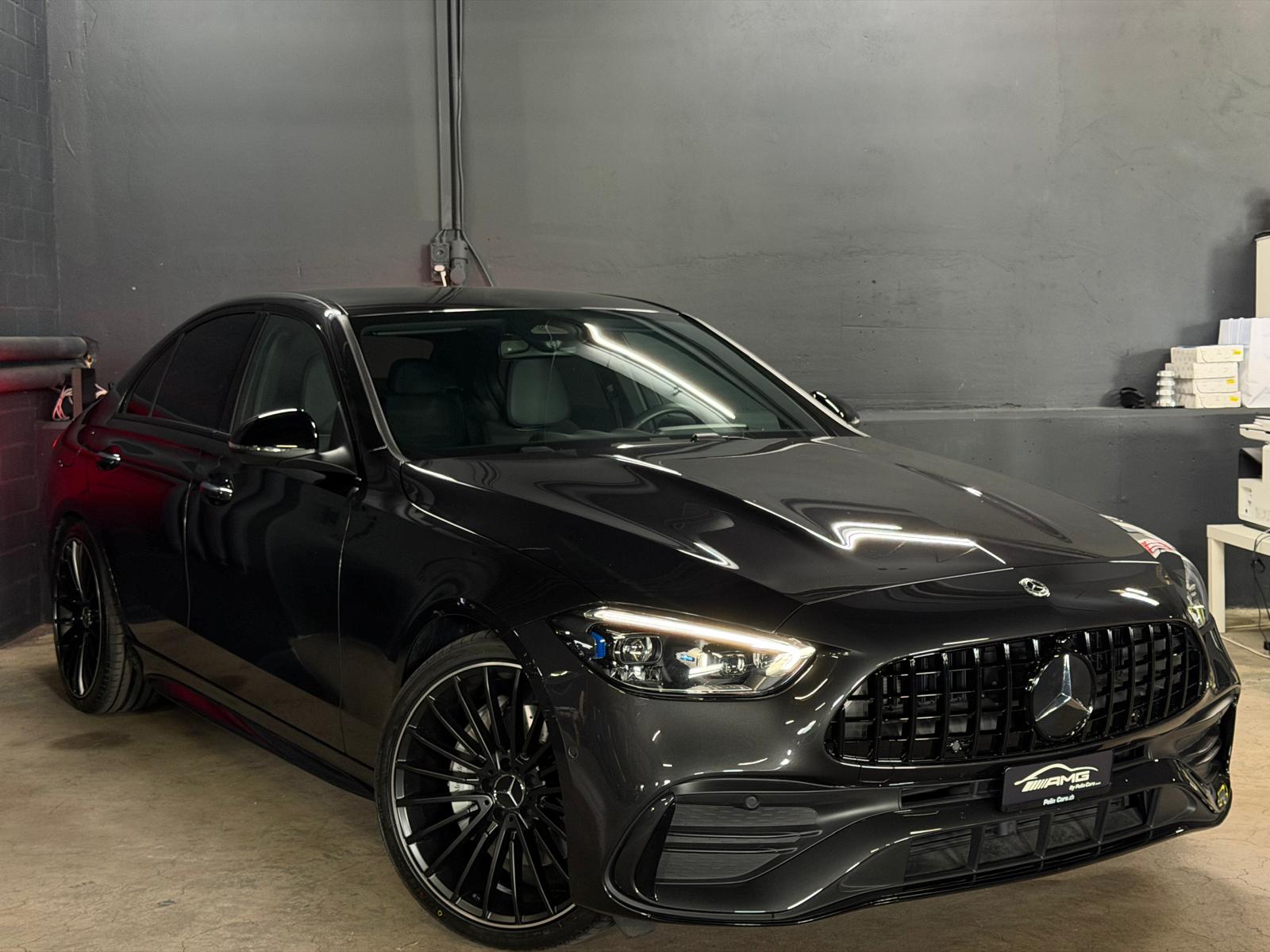 MERCEDES-BENZ C 180 AMG (C43 AMG Bodykit) Limited Dark Grey Performance 5Jahre Vollgarantie & Gratisservice-showroom-element-1