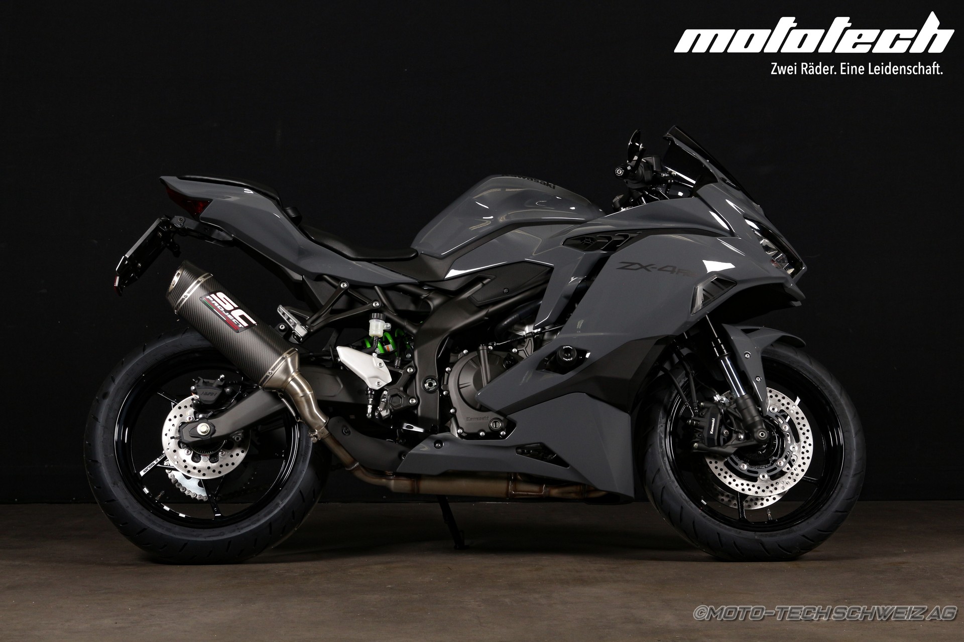 KAWASAKI Ninja ZX-4RR (35kW) STAGE 1 Stonehenge Grey SC PROJECT-image-0