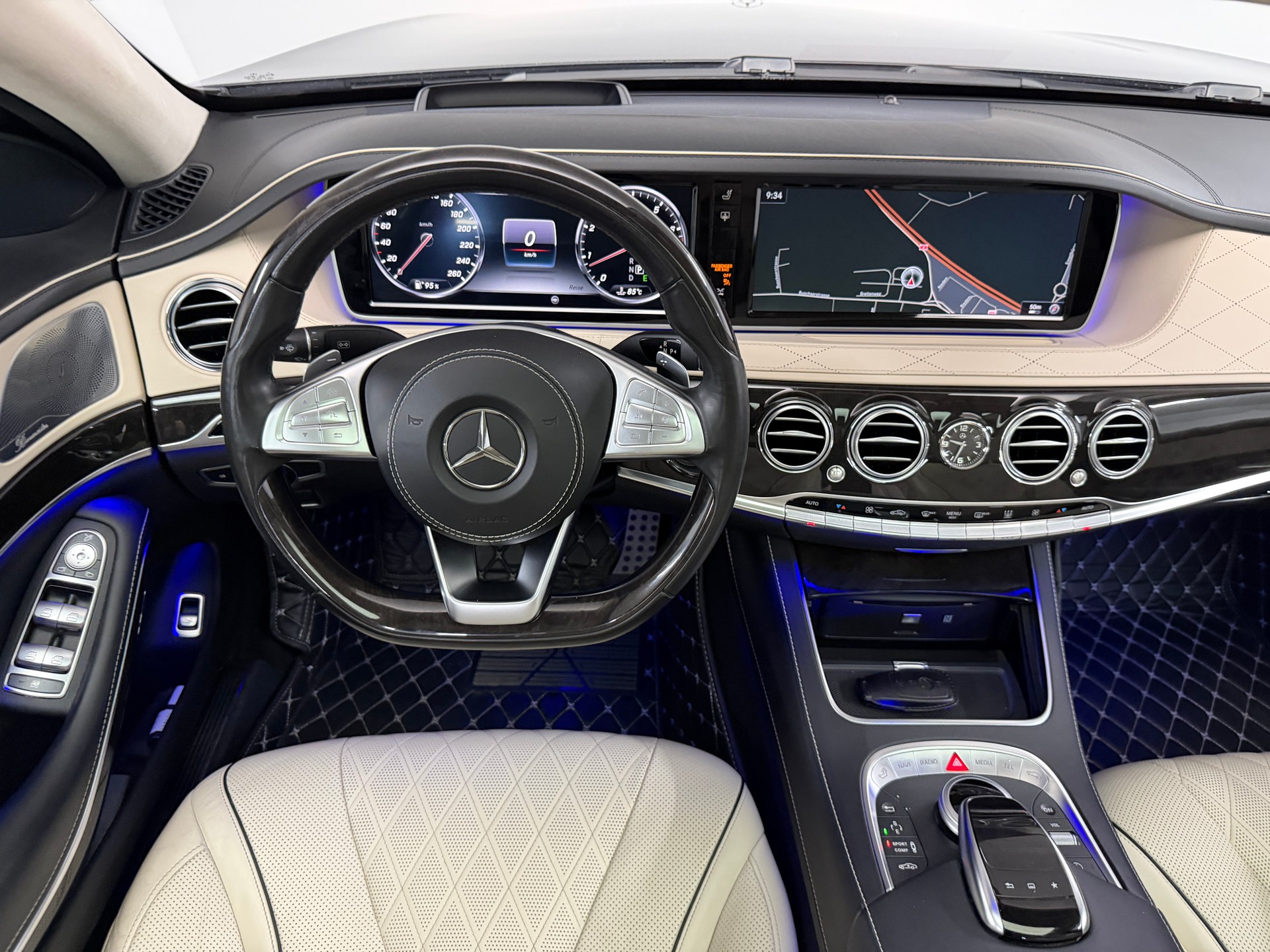 MERCEDES-BENZ S 500 Long AMG-Line magnetitschwarz 4Matic 9G-Tronic / 360° Kamera / Panoramadache / Keyless Go / Head-Up-Dispaly / Leder /-image-11