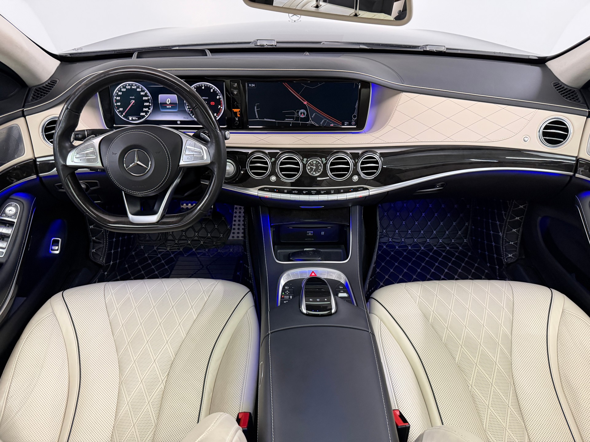 MERCEDES-BENZ S 500 Long AMG-Line magnetitschwarz 4Matic 9G-Tronic / 360° Kamera / Panoramadache / Keyless Go / Head-Up-Dispaly / Leder /-image-10