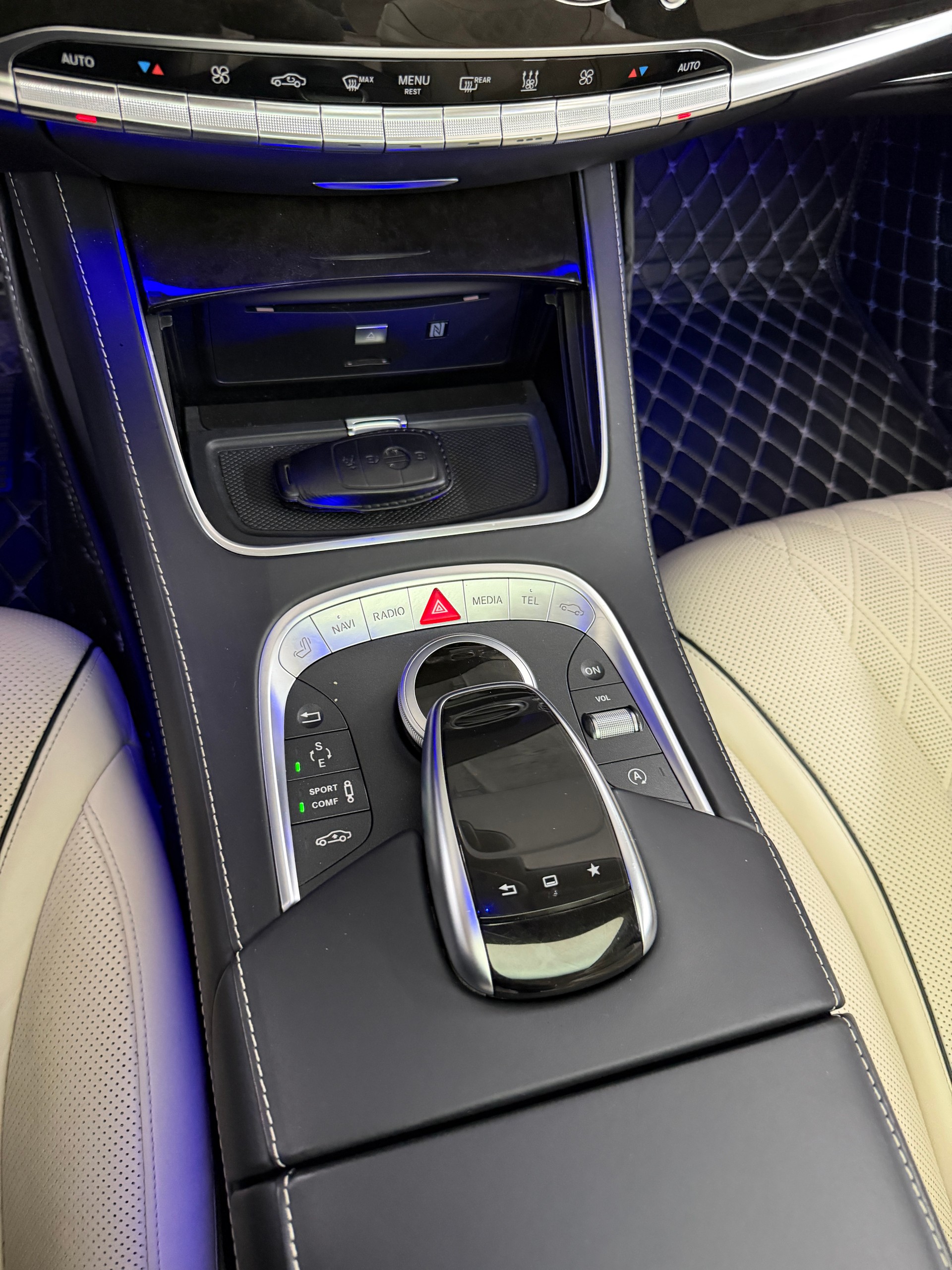 MERCEDES-BENZ S 500 Long AMG-Line magnetitschwarz 4Matic 9G-Tronic / 360° Kamera / Panoramadache / Keyless Go / Head-Up-Dispaly / Leder /-image-18
