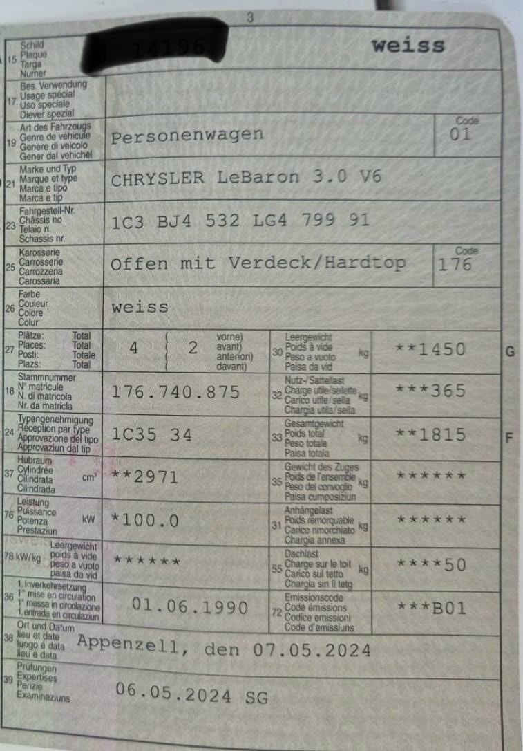 CHRYSLER Le Baron 3.0-image-11