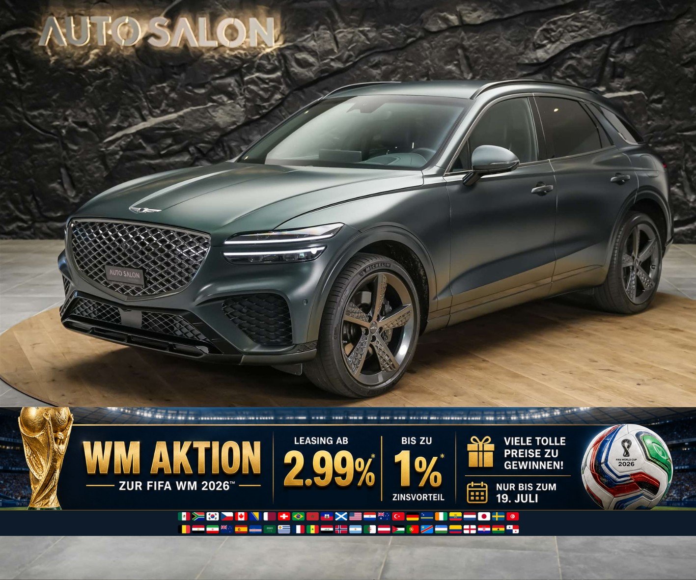 GENESIS GV70 2.5 TGDI Sport AT8 AWD *Matt Lackierung*Massage*Lexicon*Head-Up*-image-0