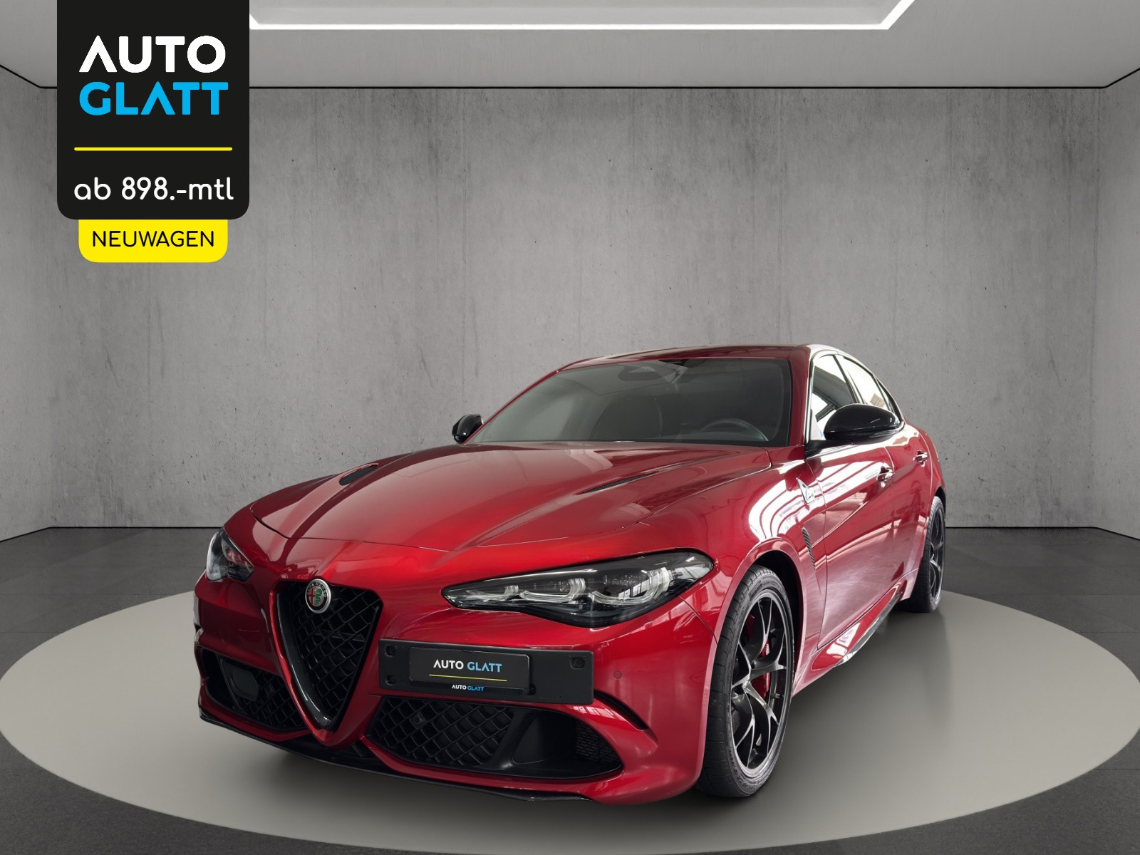 ALFA ROMEO Giulia 2.9 V6 Quadrifoglio "Rosso Elkann Perlato"