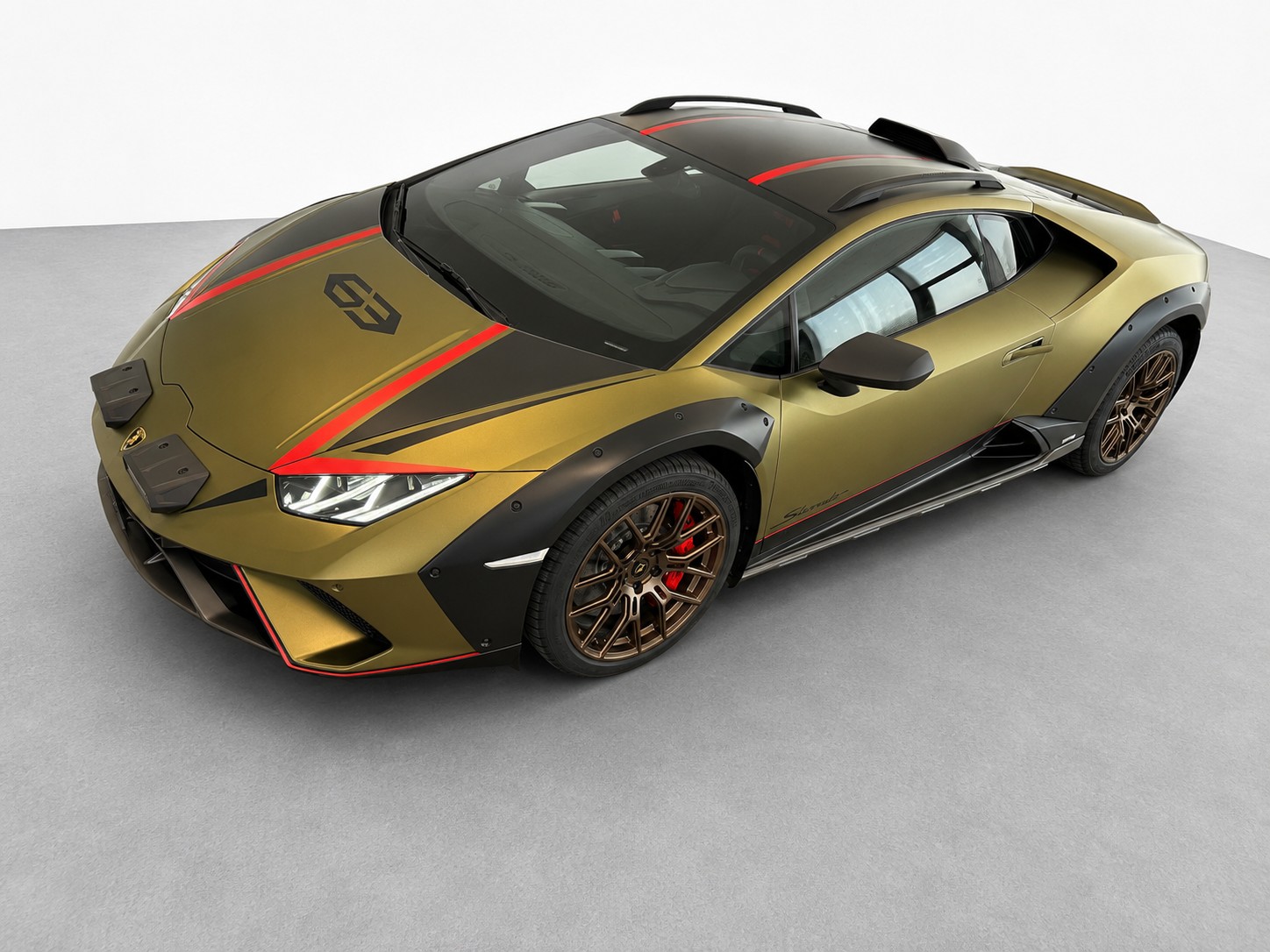 LAMBORGHINI Huracán Sterrato 1 of 1499 / Startnummer "63" Rallye-Lights / 1. Hand / CH Fahrzeug + Extras-showroom-element-2