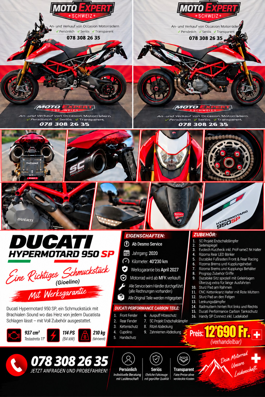 DUCATI Hypermotard 950 SP-image-0
