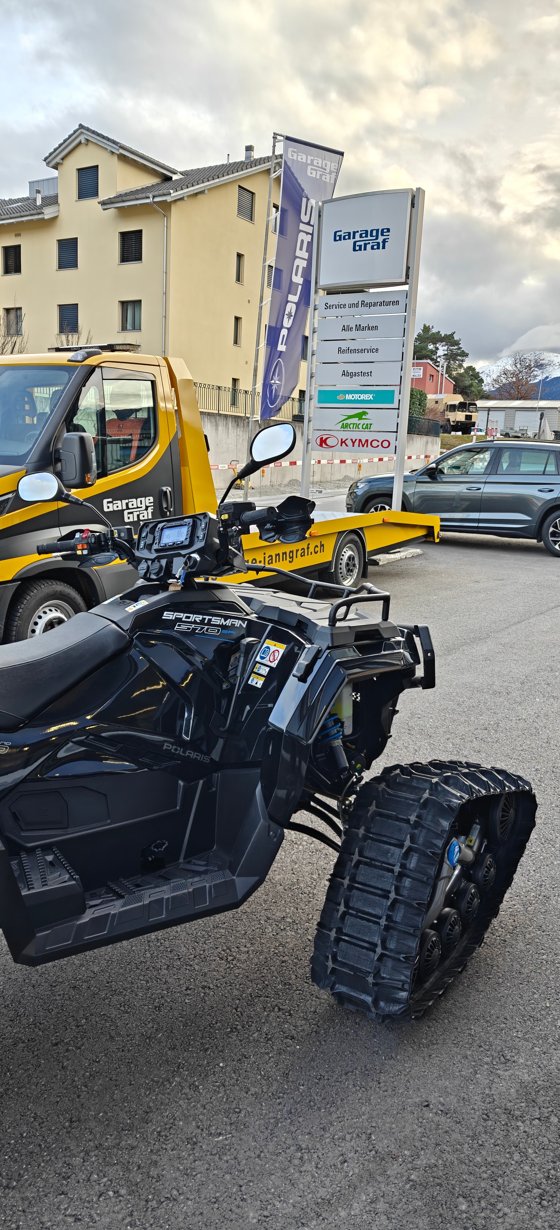 POLARIS 6 × 6 mit Raupenkit und Räder-image-4