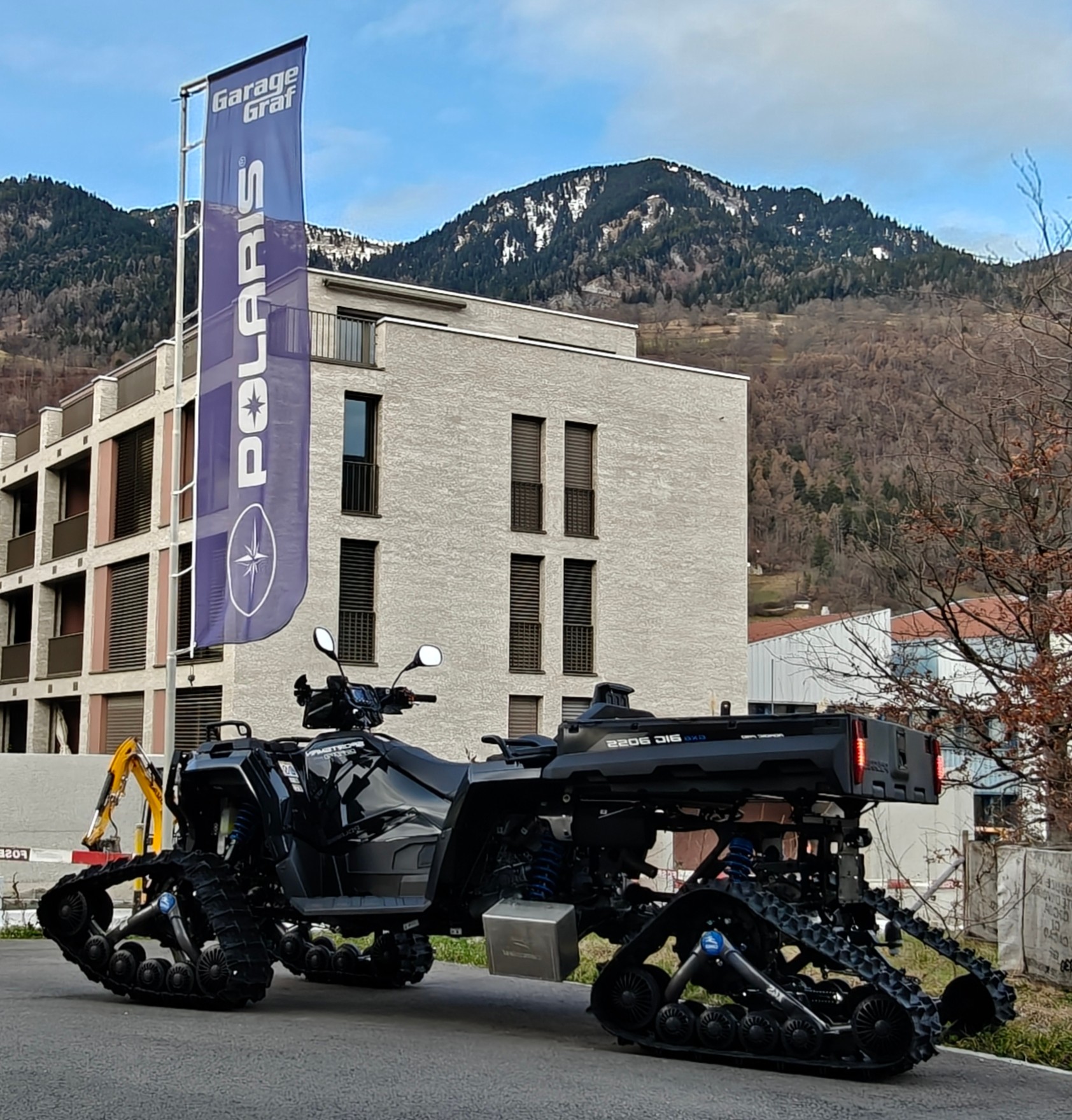 POLARIS 6 × 6 mit Raupenkit und Räder-image-12