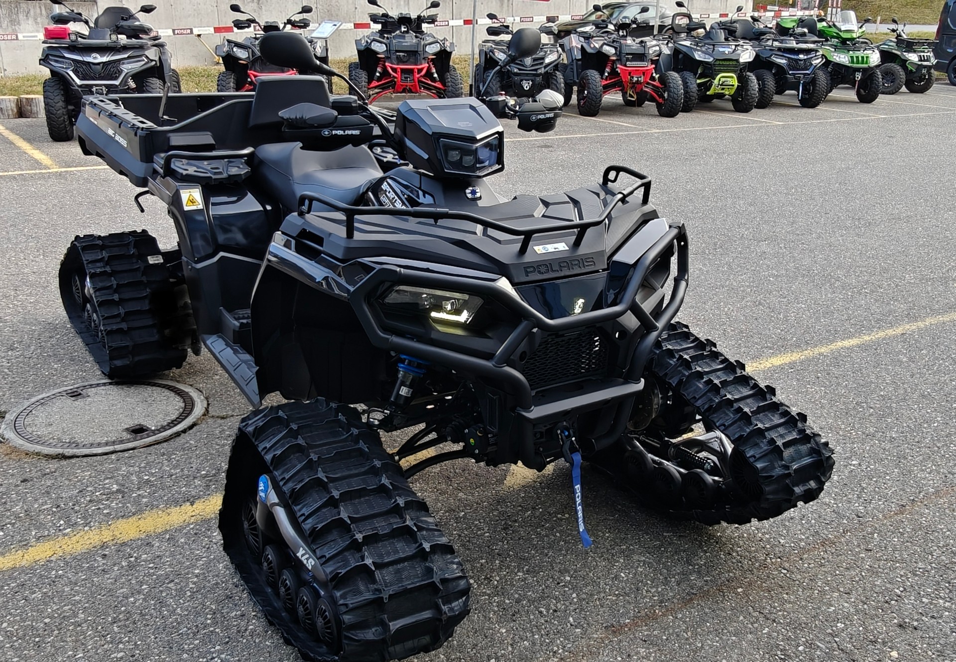 POLARIS 6 × 6 mit Raupenkit und Räder-image-14