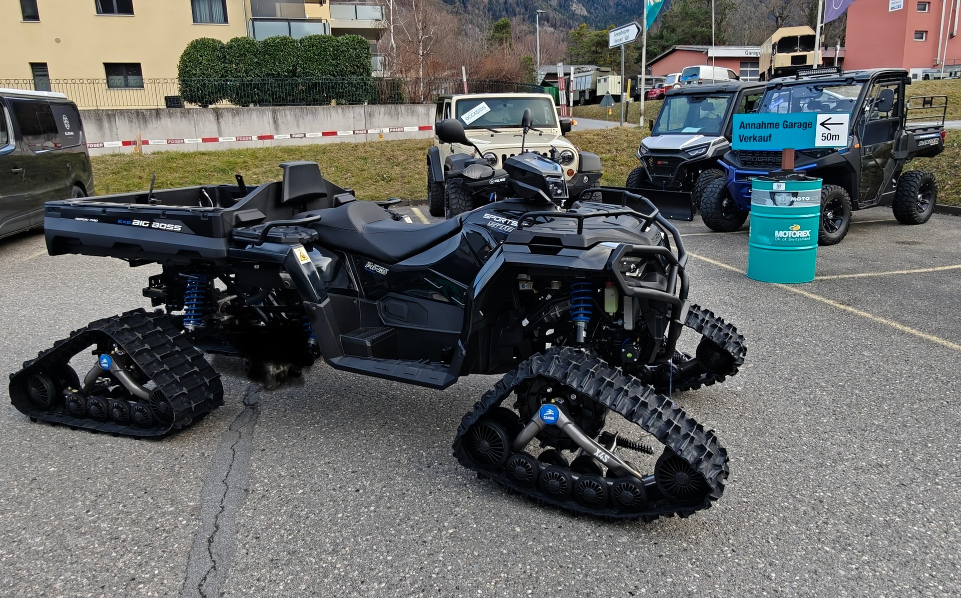POLARIS 6 × 6 mit Raupenkit und Räder-image-5