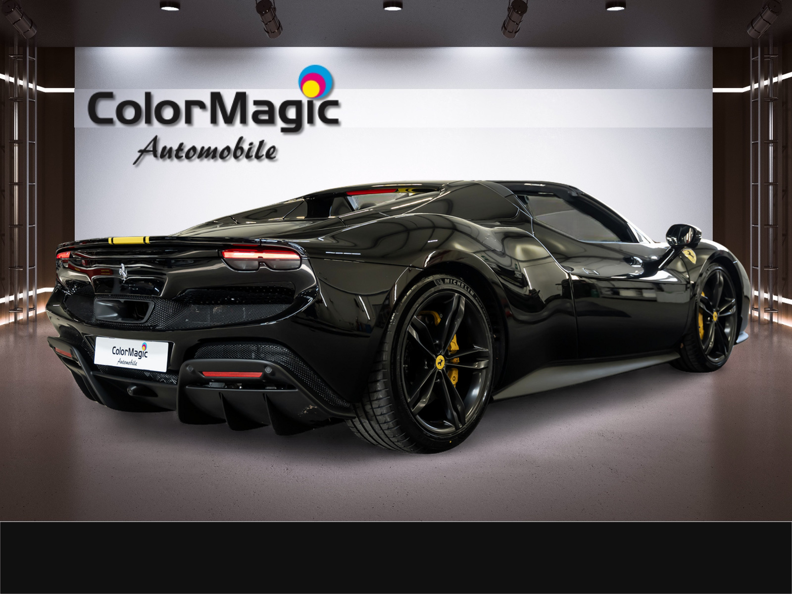 FERRARI * 296 GTS * SCHWARZ/SCHWARZ * PPF GANZES AUTO * LEASING AB 1390.- *-image-5