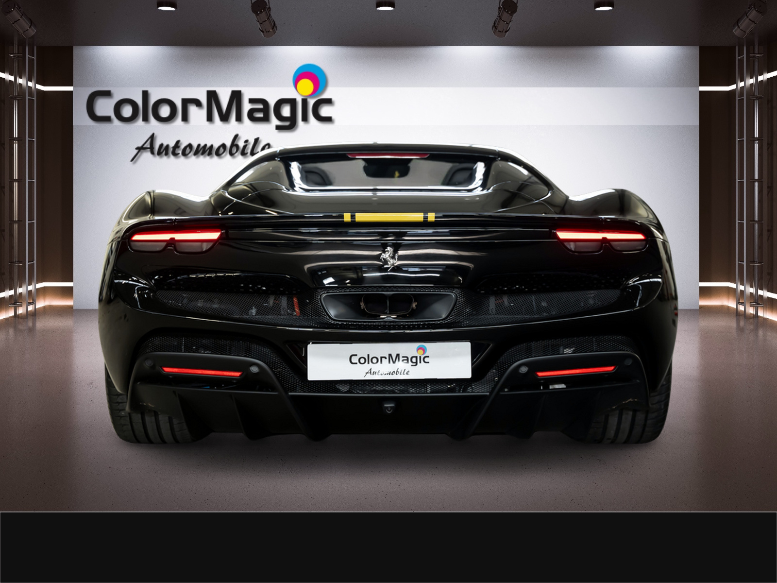 FERRARI * 296 GTS * SCHWARZ/SCHWARZ * PPF GANZES AUTO * LEASING AB 1390.- *-image-4