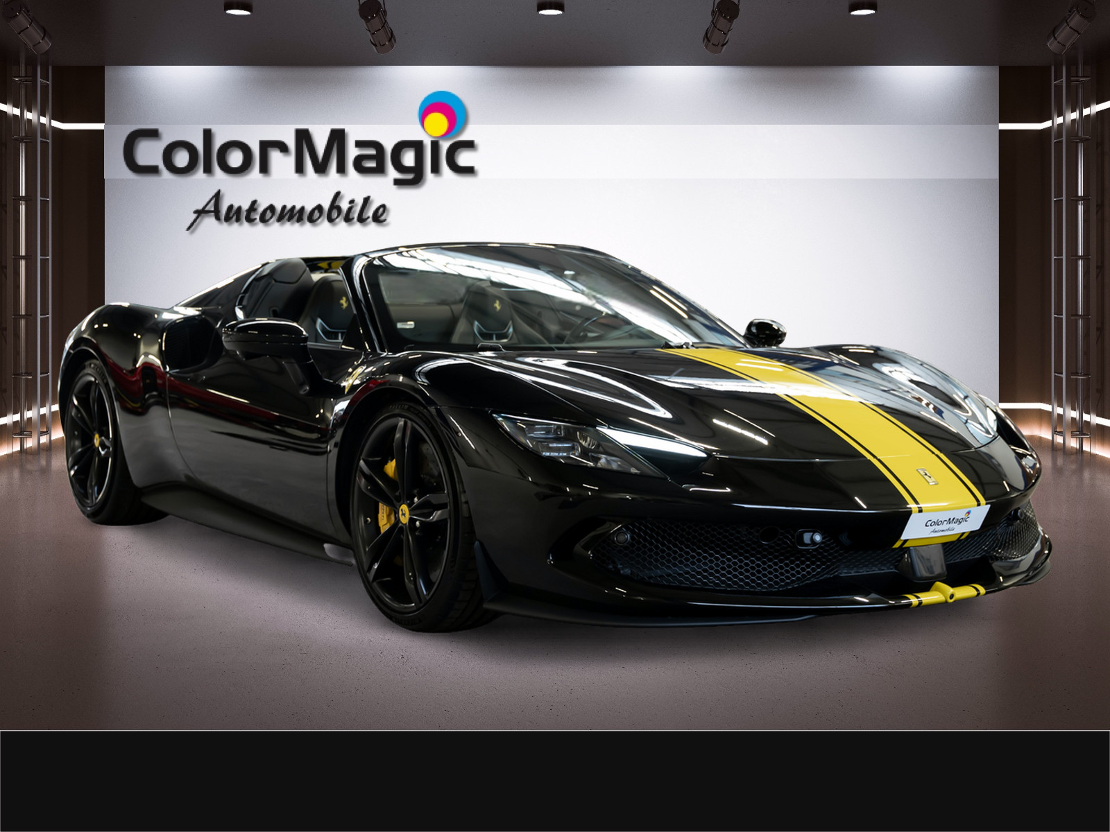 FERRARI * 296 GTS * SCHWARZ/SCHWARZ * PPF GANZES AUTO * LEASING AB 1390.- *-image-7