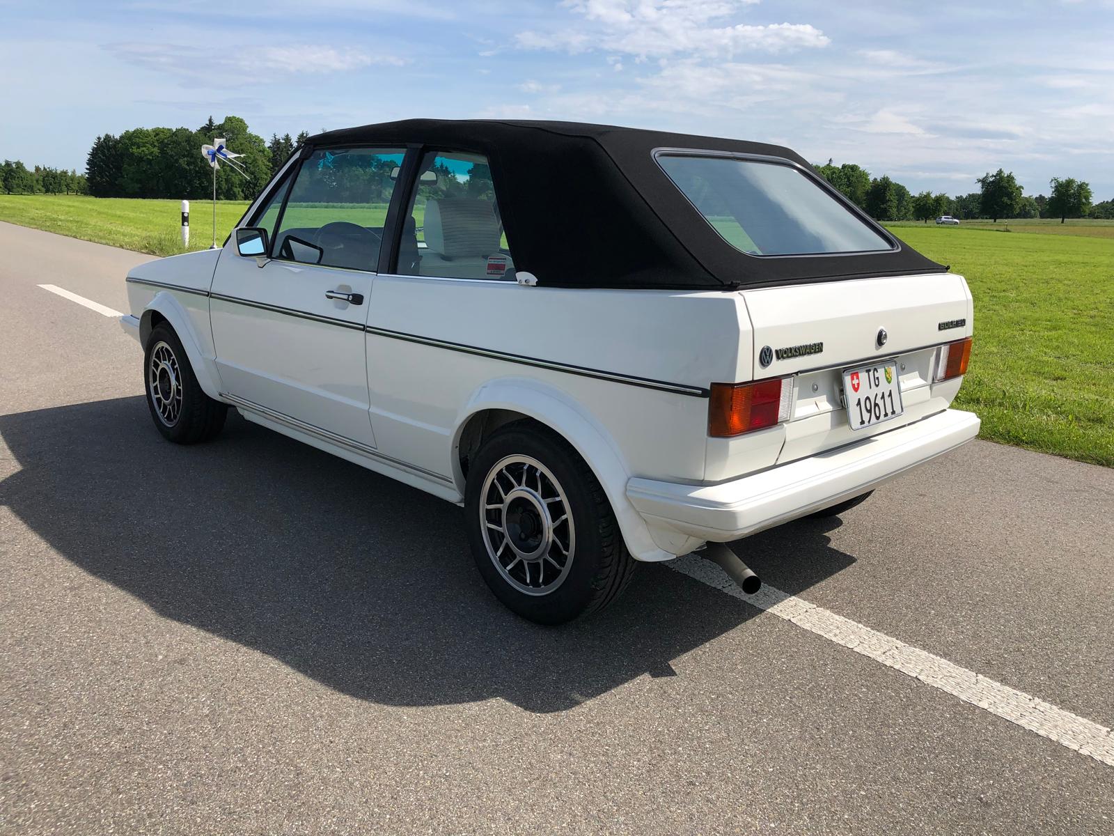 VW Golf Cabriolet 1800 GLI Special/White-image-2