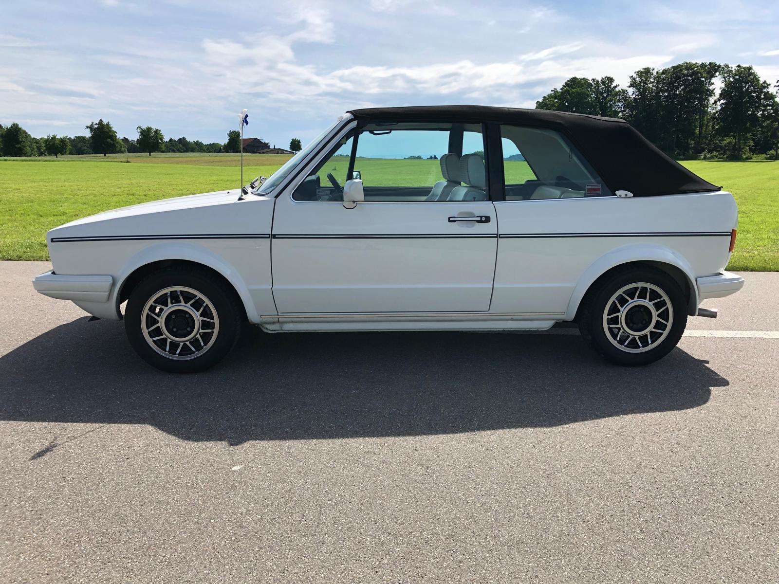 VW Golf Cabriolet 1800 GLI Special/White-image-1