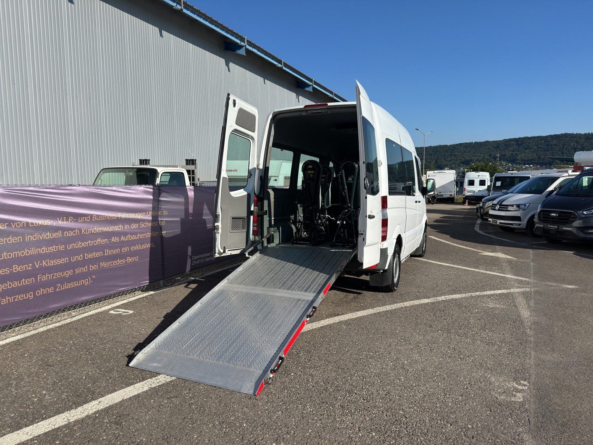 MERCEDES-BENZ Sprinter 315 CDI Hochdach Kompakt mit Rampe-image-31