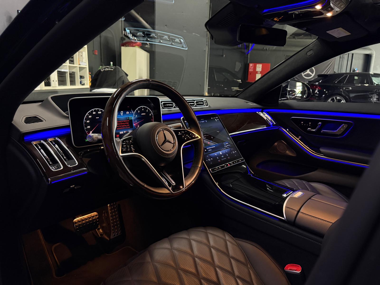 MERCEDES-BENZ S 500 L 4Matic AMG Line 9G-Tronic VOLLAUSSTATTUNG Black Performance 5Jahre Garantie & Gratisservice-image-10