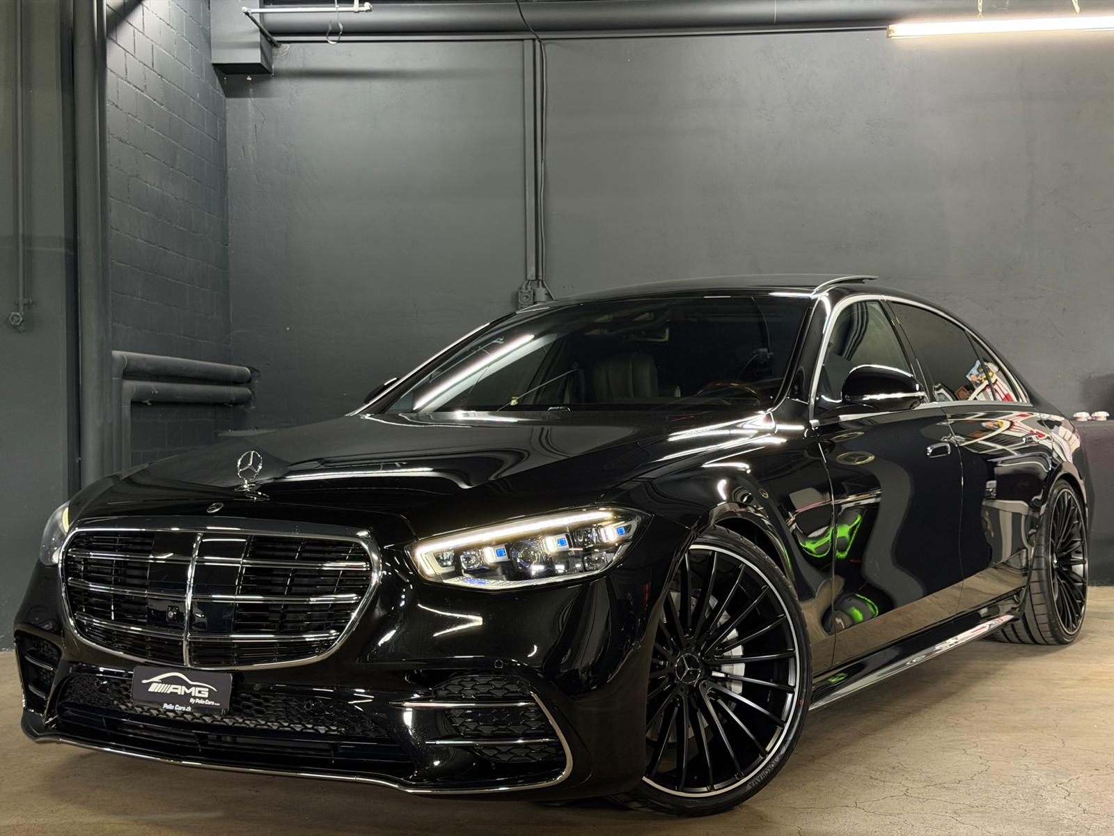 MERCEDES-BENZ S 500 L 4Matic AMG Line 9G-Tronic VOLLAUSSTATTUNG Black Performance 5Jahre Garantie & Gratisservice-image-4