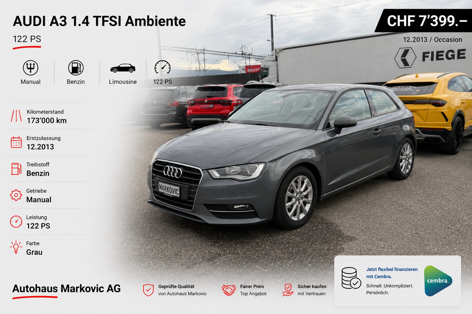 AUDI A3 1.4 TFSI Ambiente