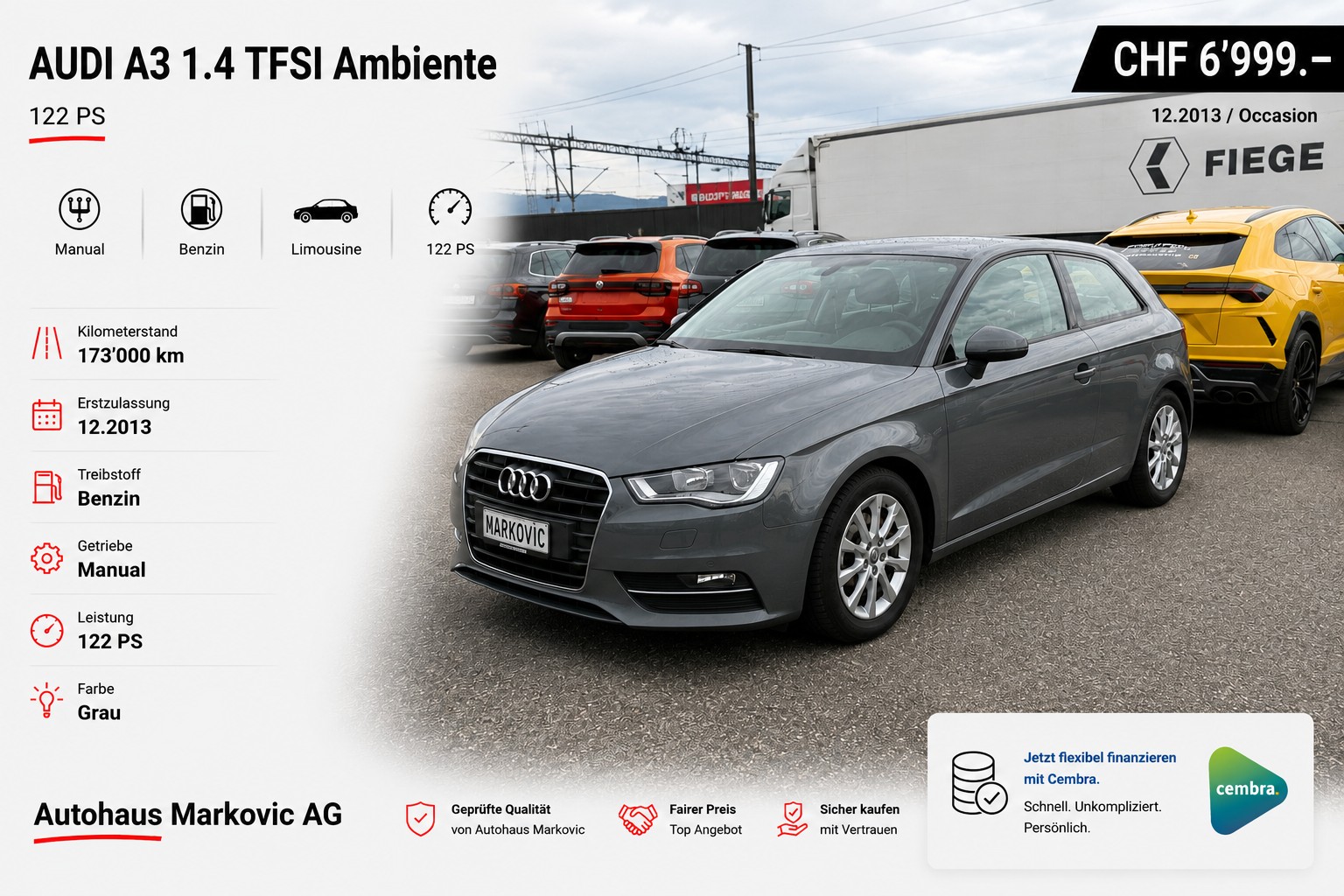 AUDI A3 1.4 TFSI Ambiente